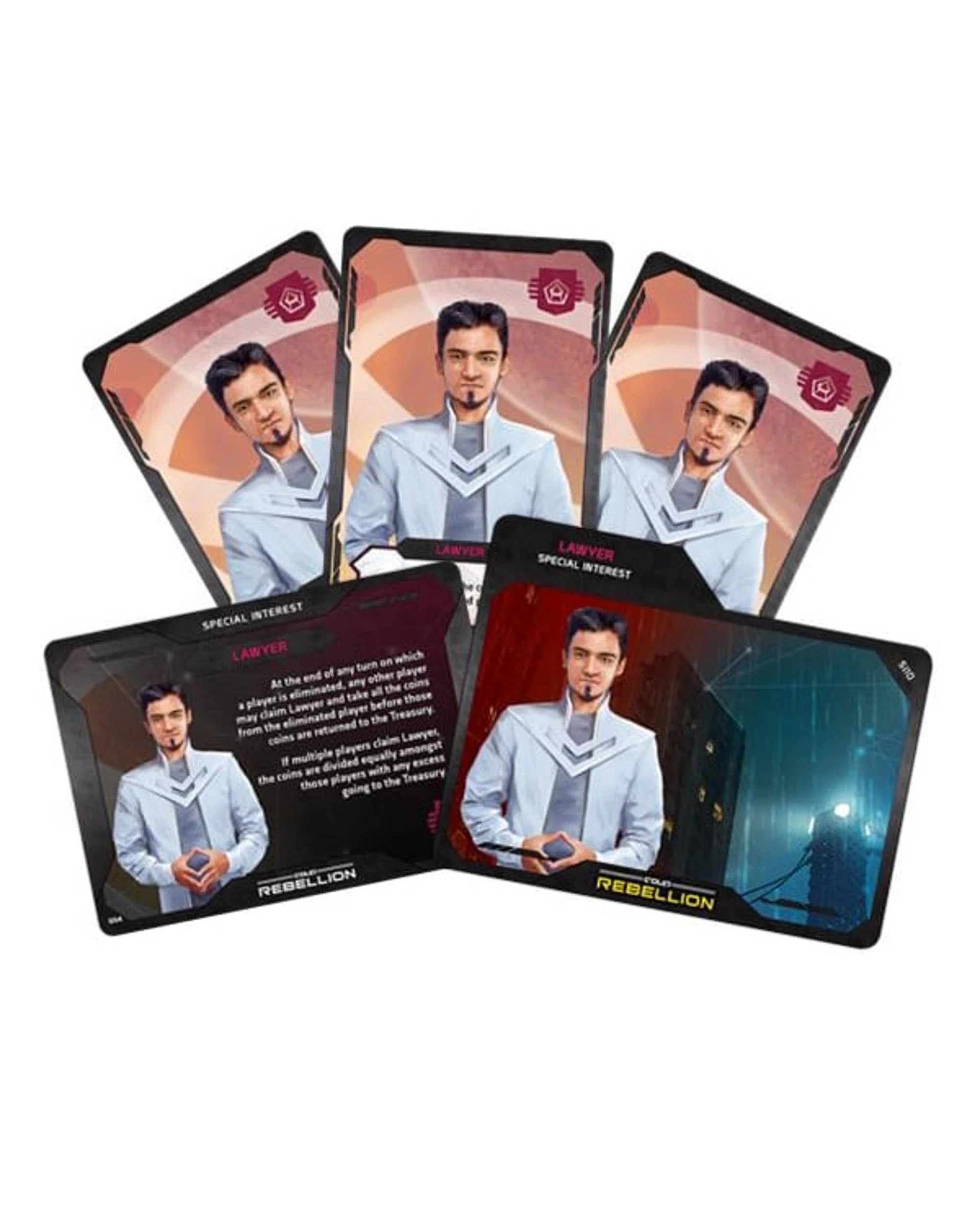 2 Coup Rebellion G54 Card Game, 2 of 4