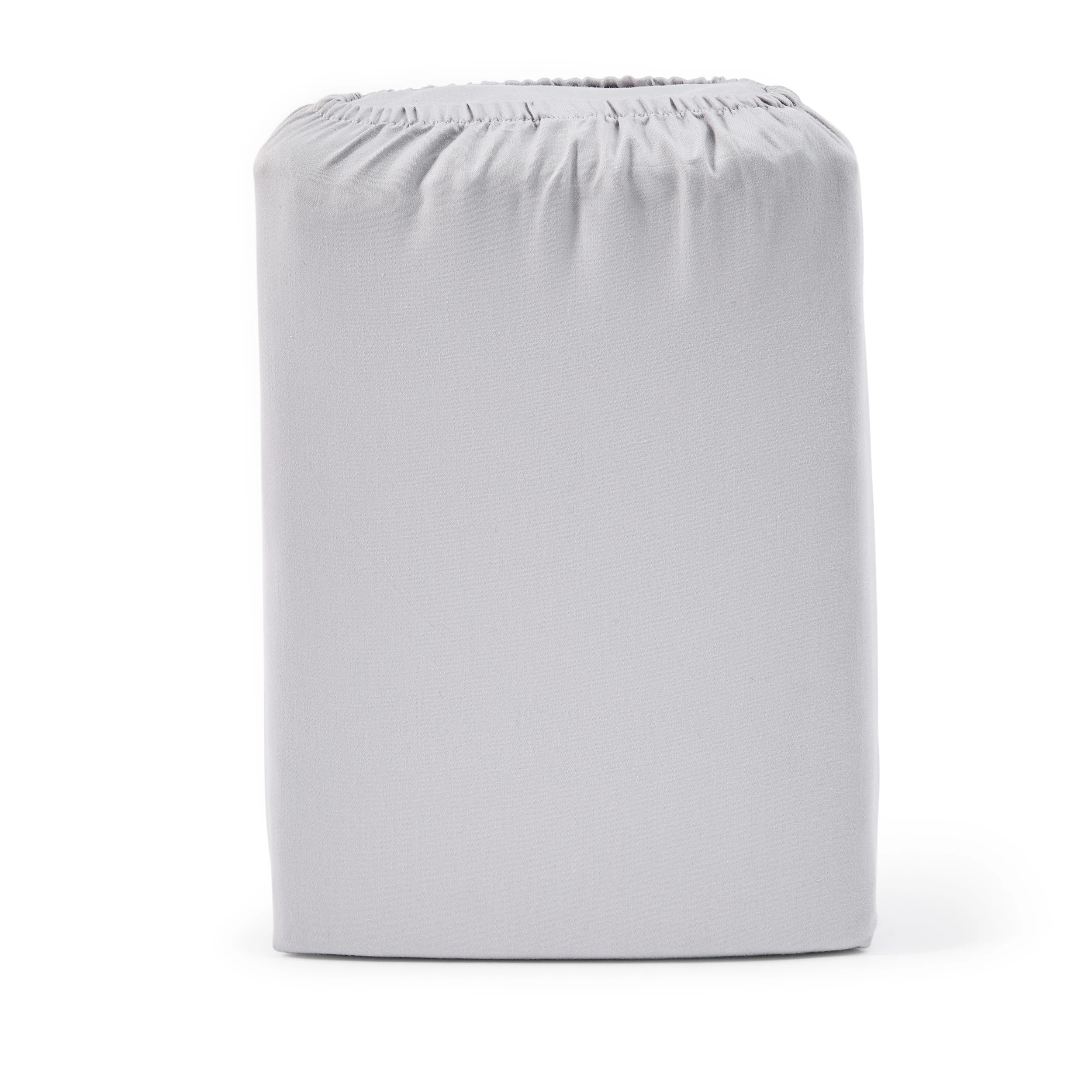 3 1000 Thread Count Cotton Rich Sheet Set - Queen Bed, Silver, 3 of 5