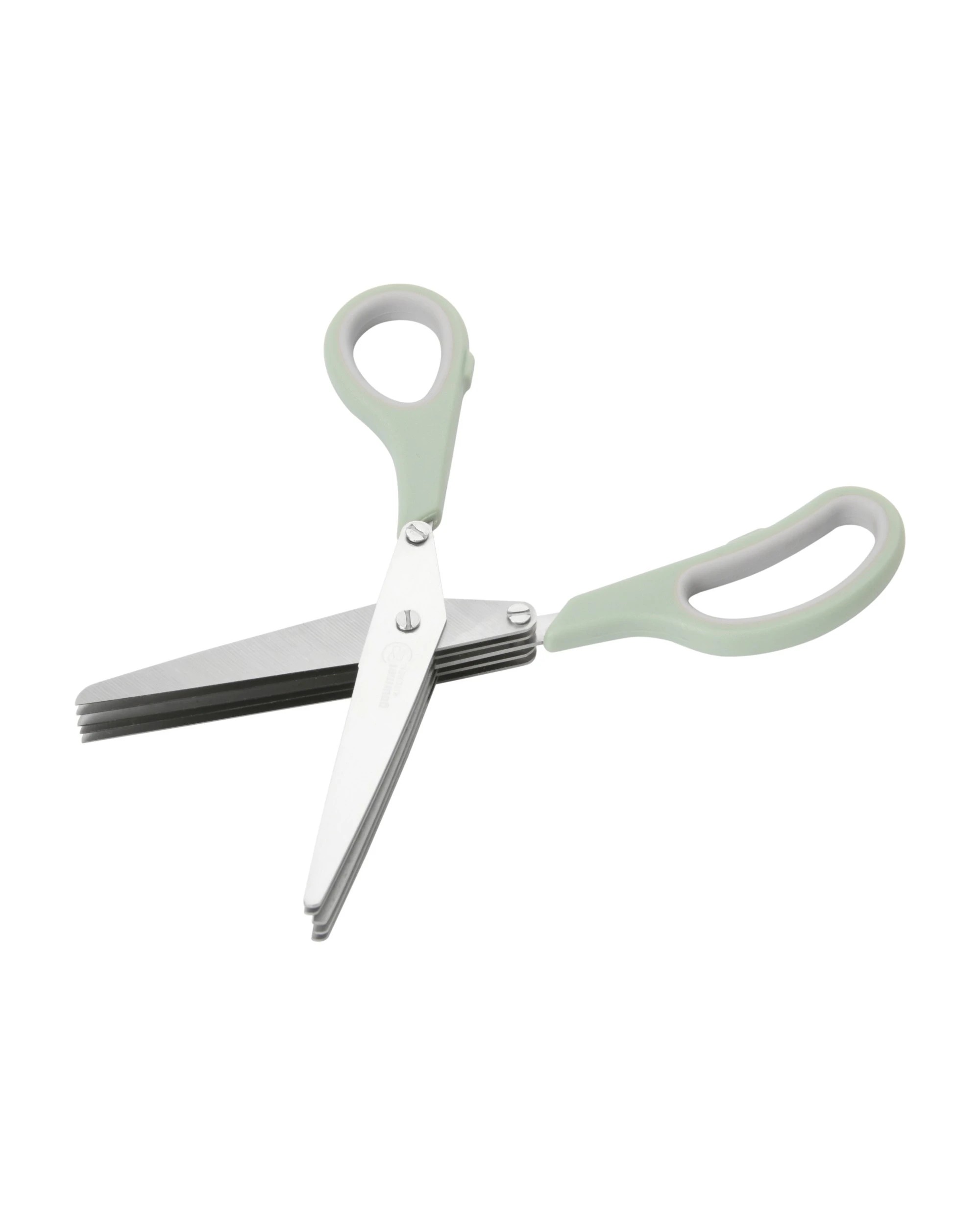 2 Gourmet Kitchen Modern Multiple Blade Scissors 21.1x7.5x1.7cm - Green, 2 of 7