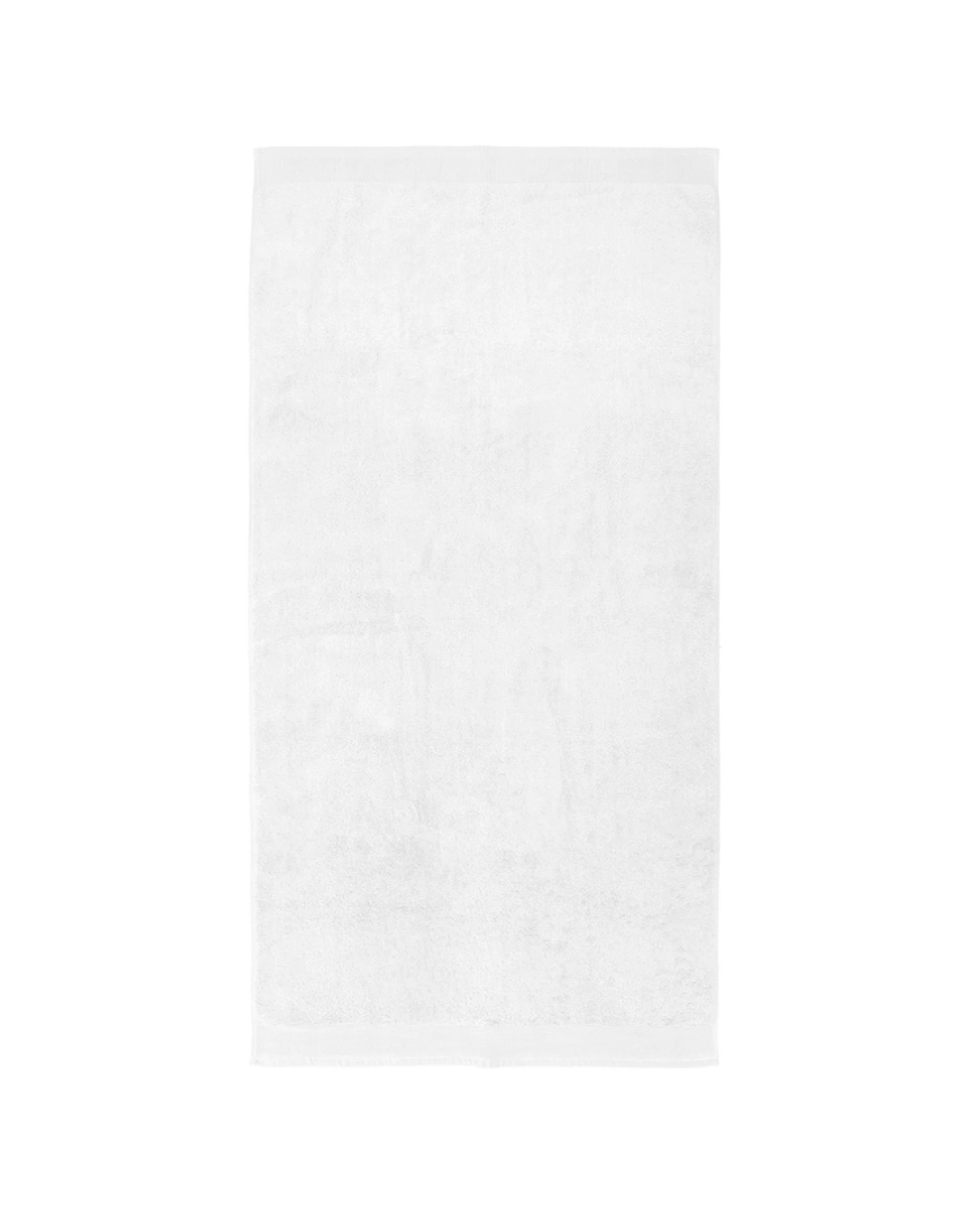 3 Bambury Elvire Bath Towel 600gsm Soft Absorbent Cotton Ribbed Edge - White, 3 of 4