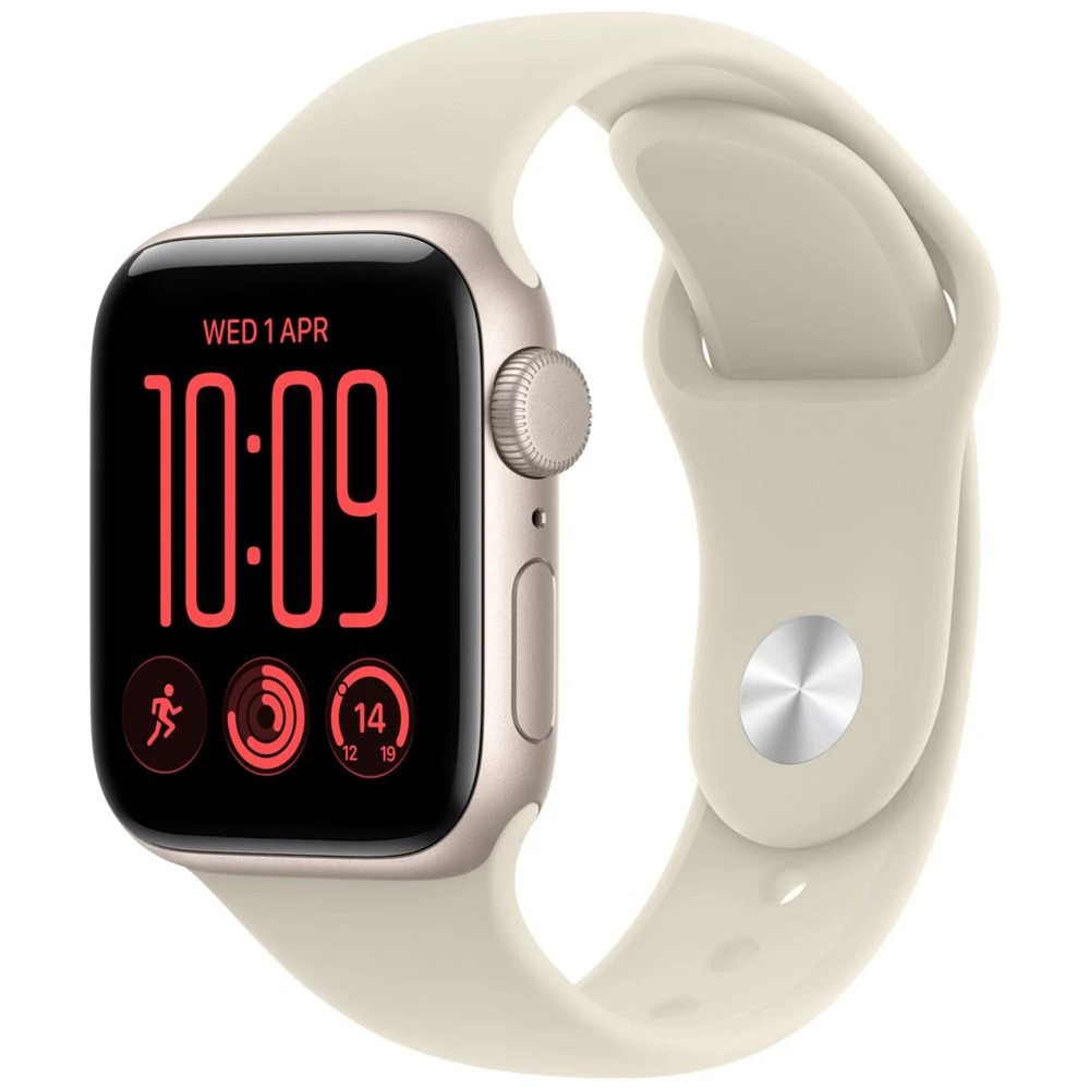 1 Apple Watch SE 3 GPS 44mm Starlight Sand Sport Band M/L, 1 of 9