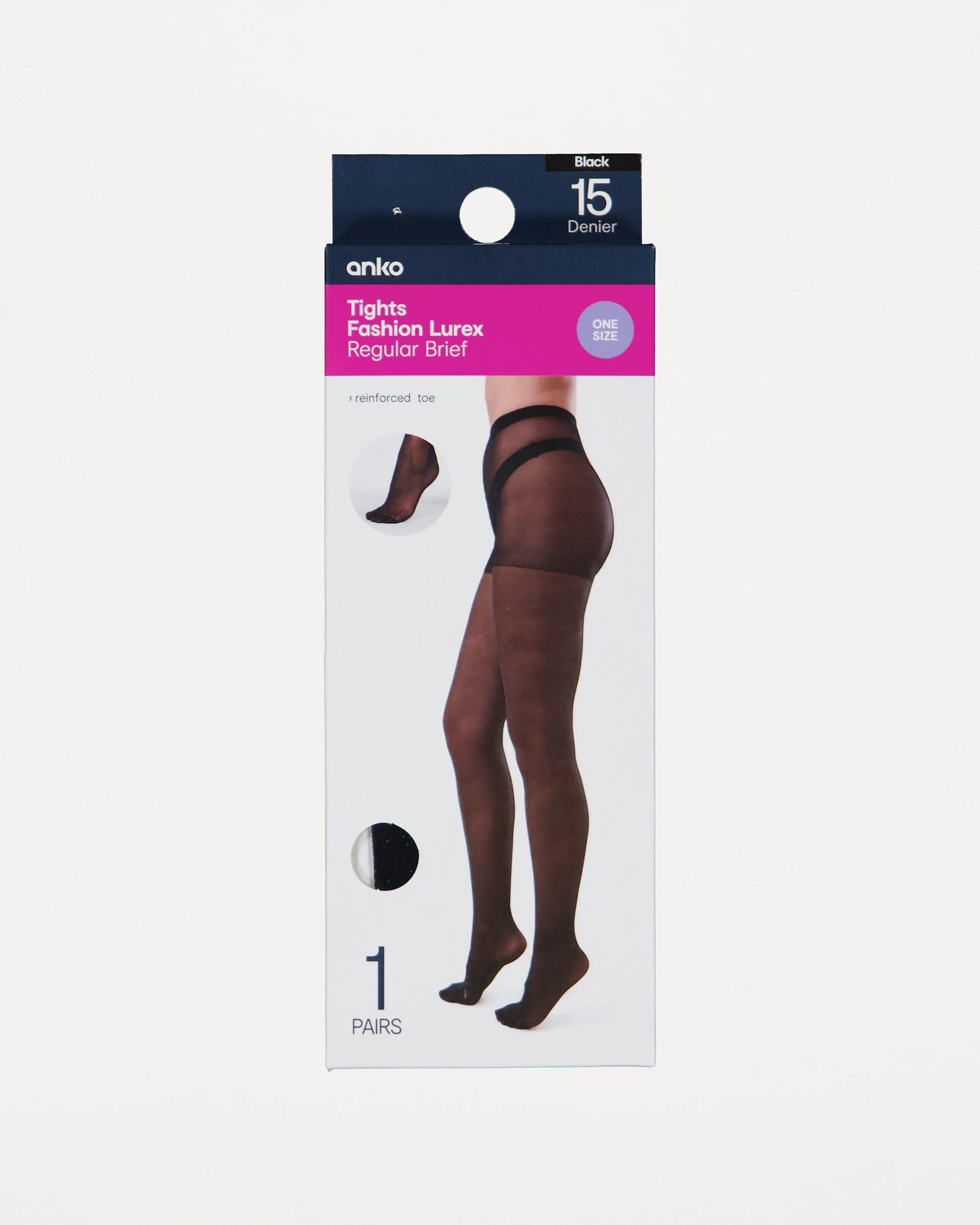 7 Single Fashion Pack Blck Lurex, 7 of 7