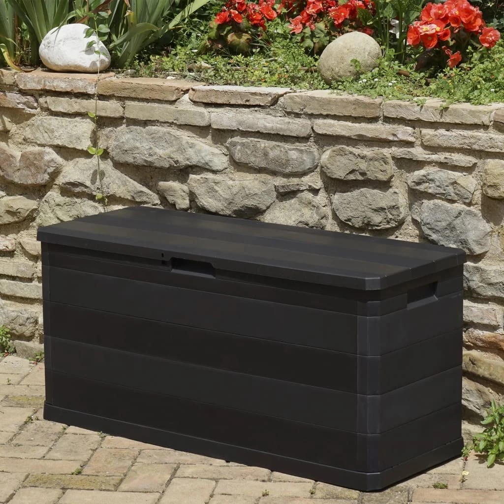 5 vidaXL Outdoor storage box Ample Storage - Black, 5 of 8