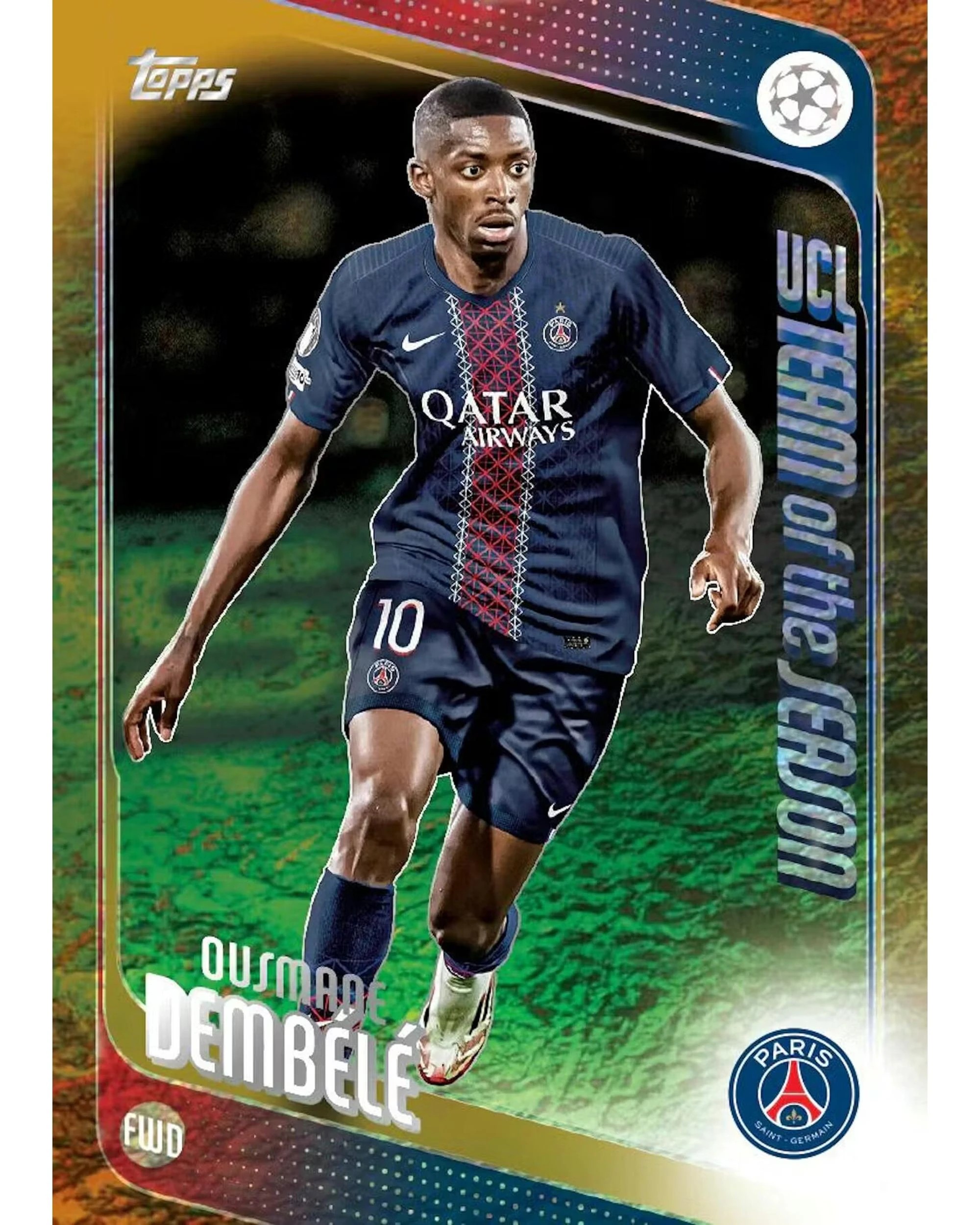 10 Topps 2025/2026 UEFA Club Competitions Soccer Blaster Box, 10 of 10