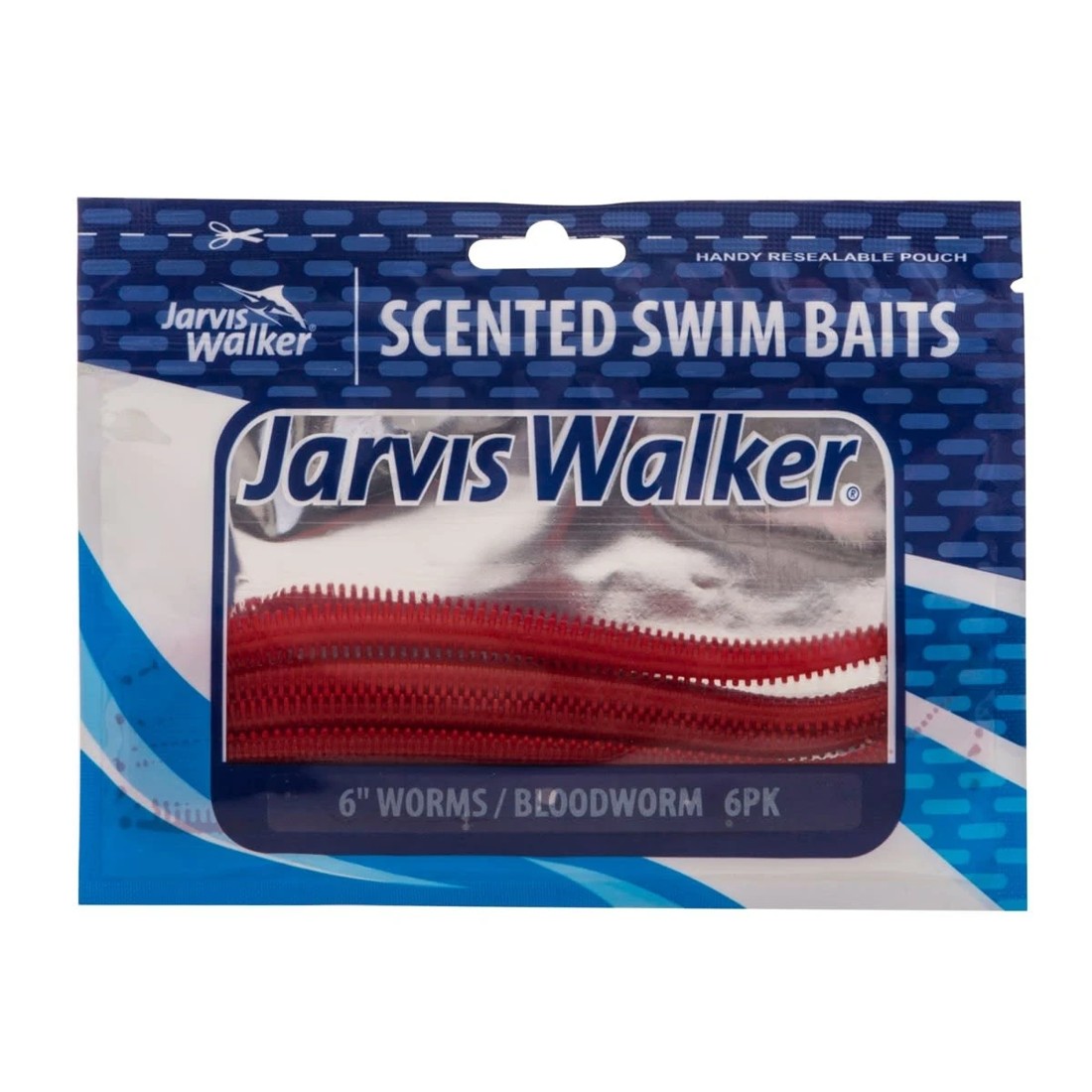 1 6 Pack Jarvis Walker 6in. Scented Swim Baits, 1 of 5