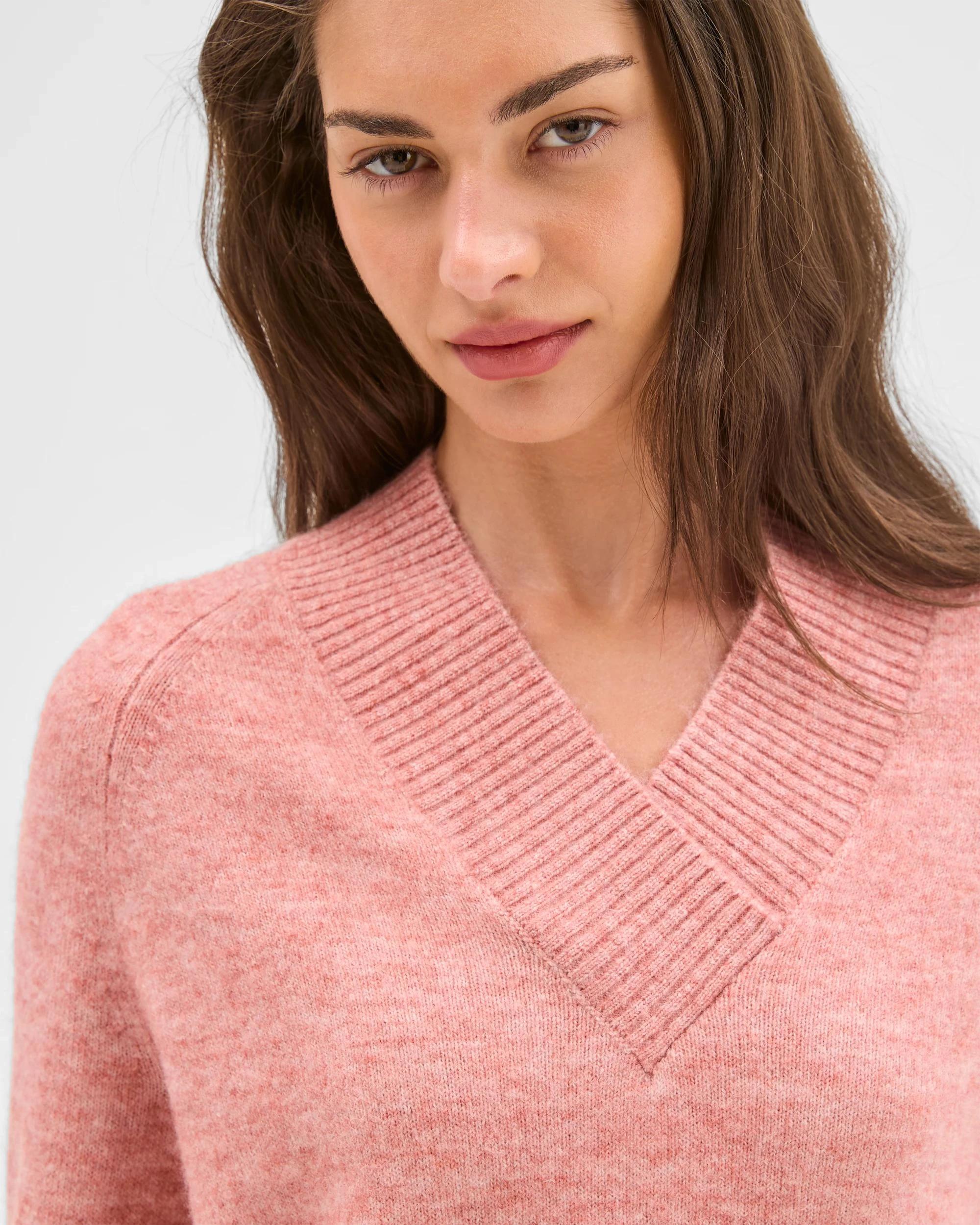 4 Target Petites Petites Long Sleeve Lofty Sweater DUSTY ROSE, 4 of 6