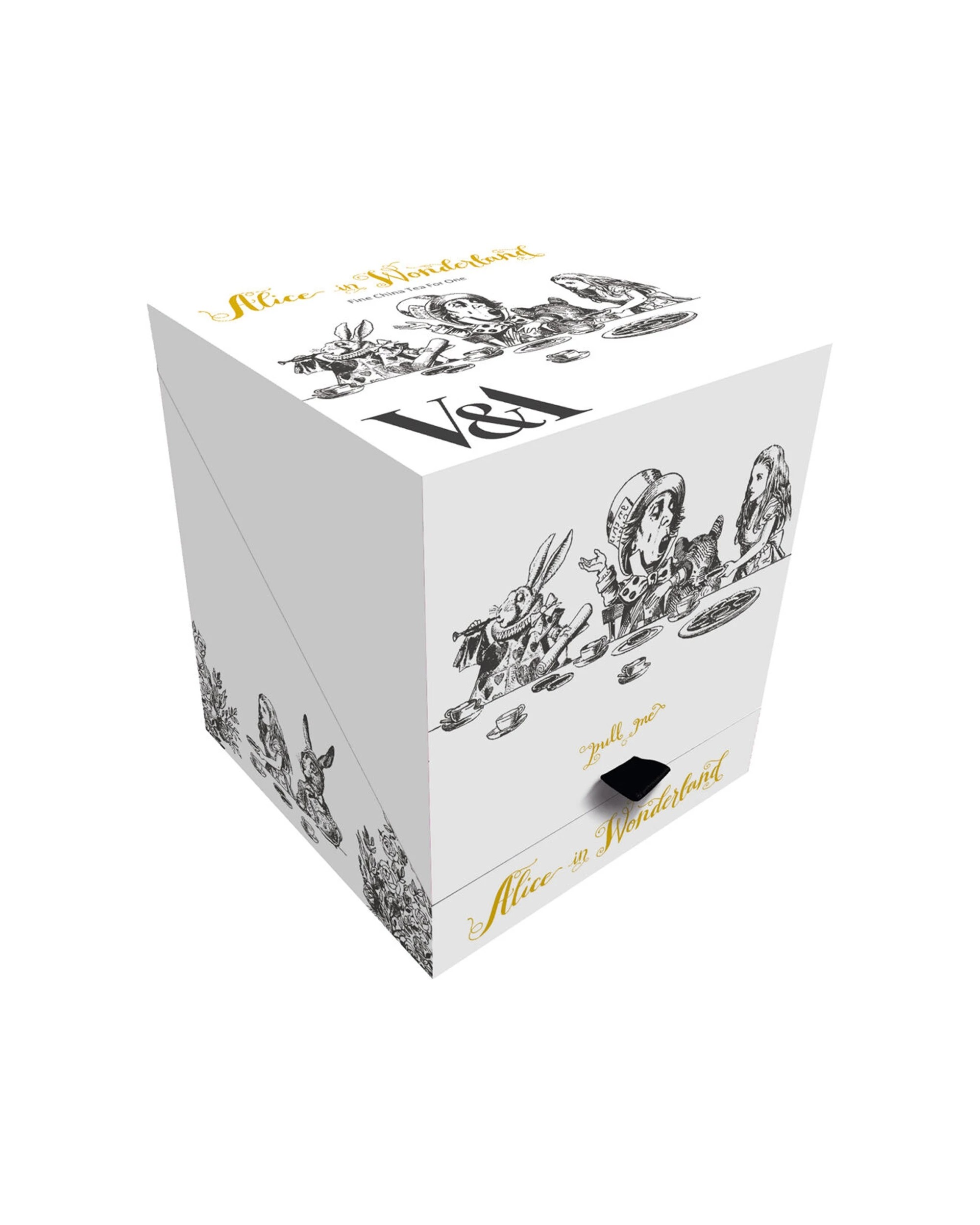 6 Mikasa 2pc Alice In Wonderland Tea For One Pot and Cup Set - White, 6 of 7