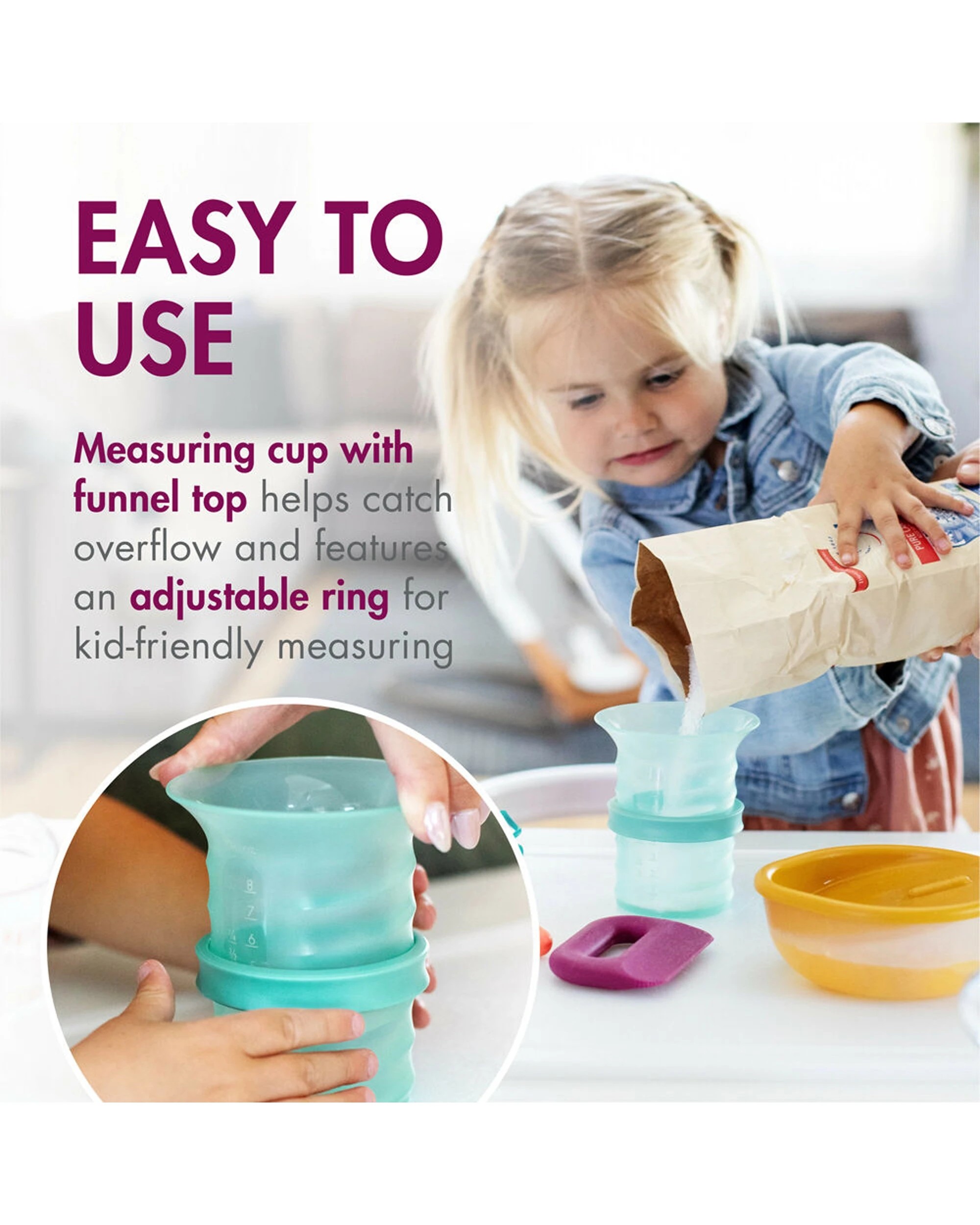 7 Boon 5pc Intro Toddler Food Prep Kid Safe Cooking Utensil Set - Multi, 7 of 8