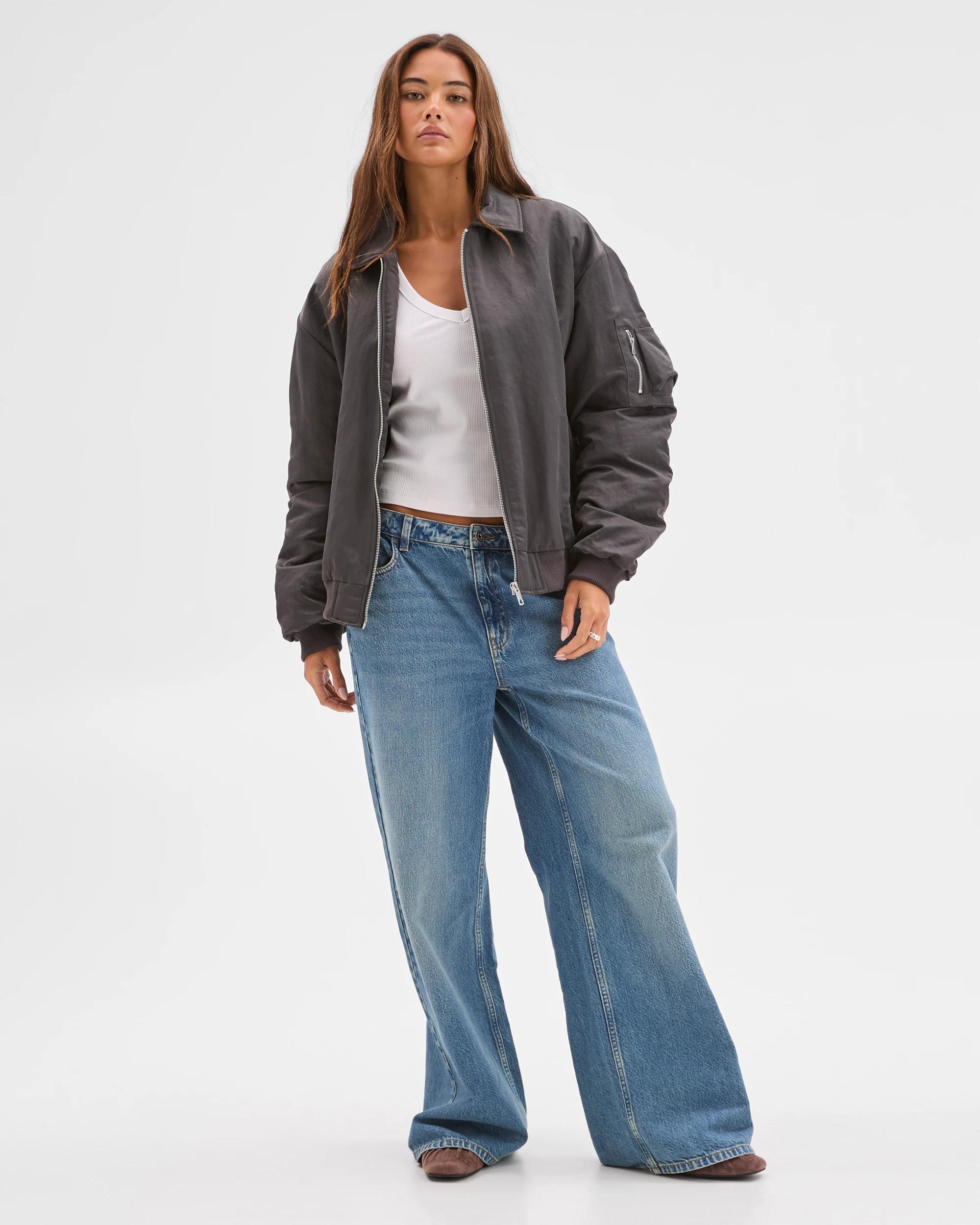 2 Lily Loves Bomber Jacket IRON GREY, 2 of 6