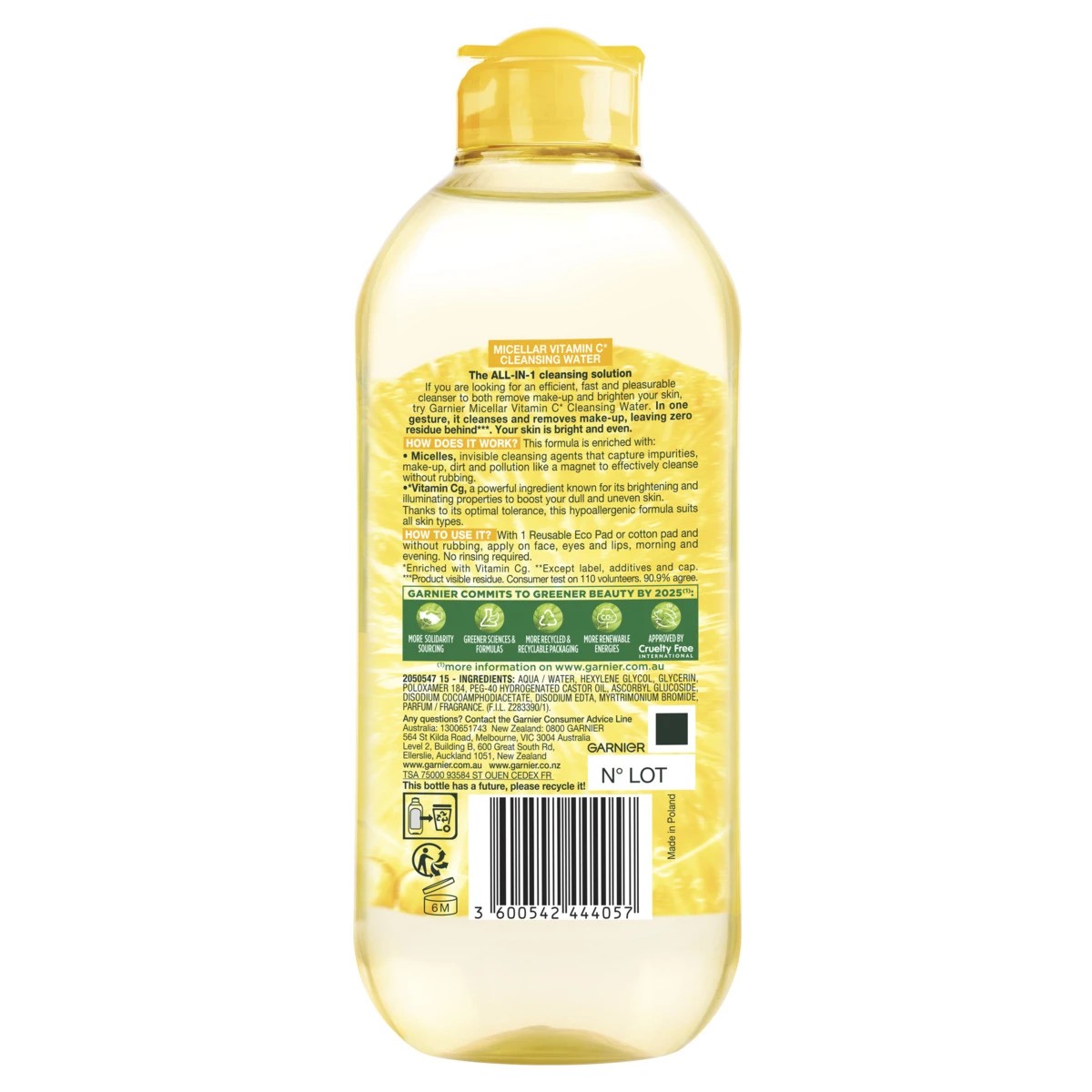 2 Garnier SkinActive Micellar Vitamin C Cleansing Water, 2 of 8