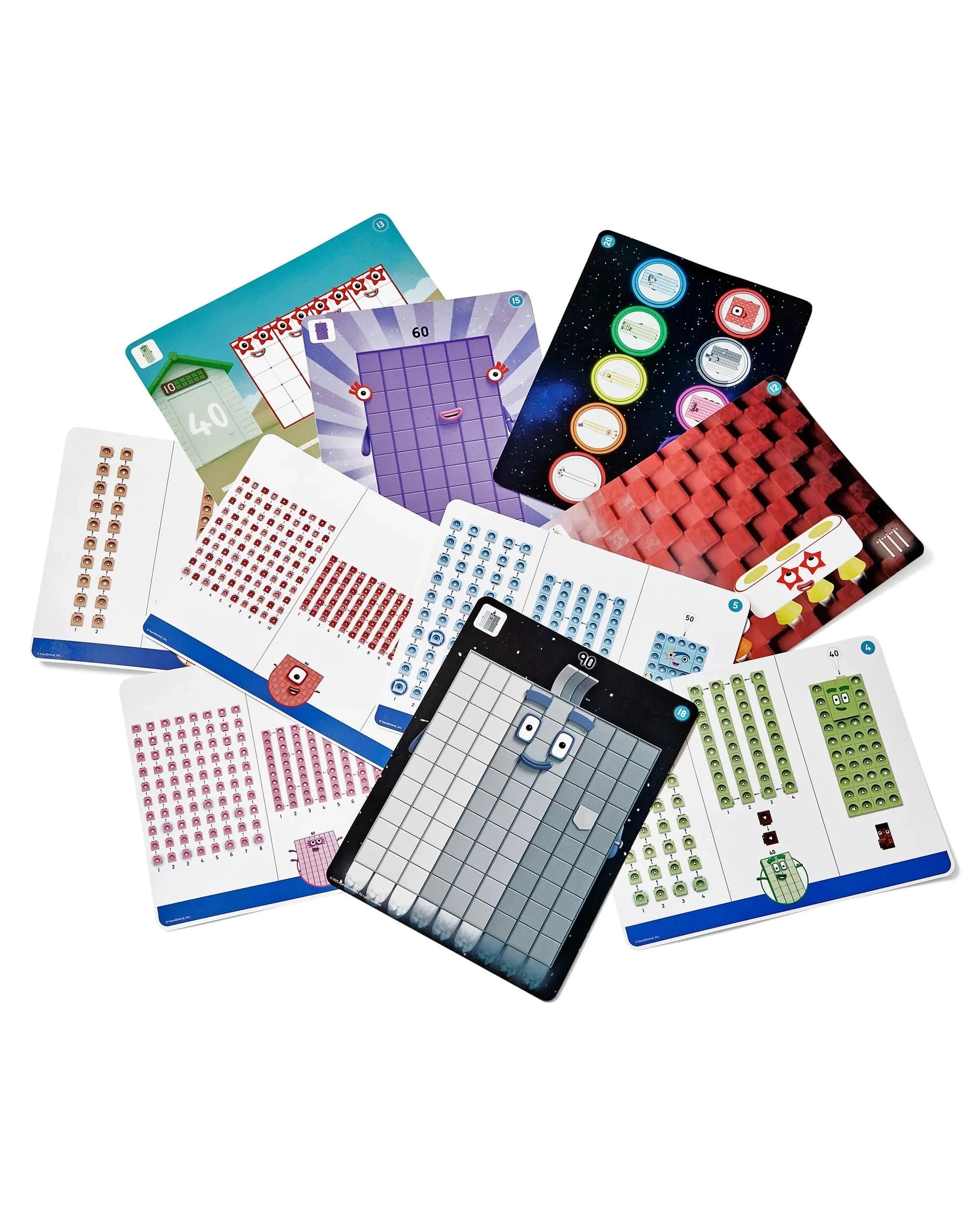 5 Numberblocks Heroes with Zeroes MathLink Cubes Activity Set, 5 of 10