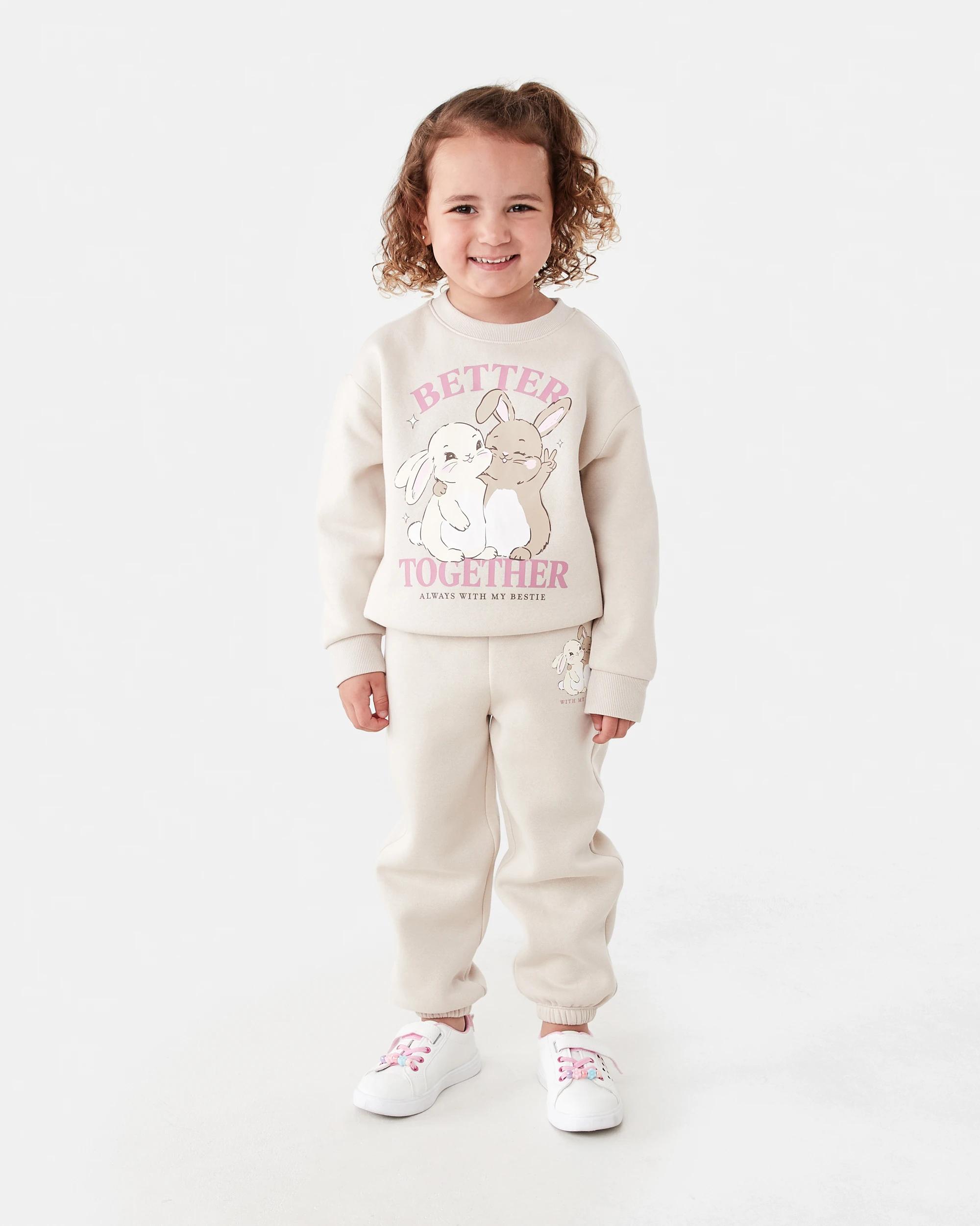 5 Print Trackpants Bge Bunny, 5 of 6