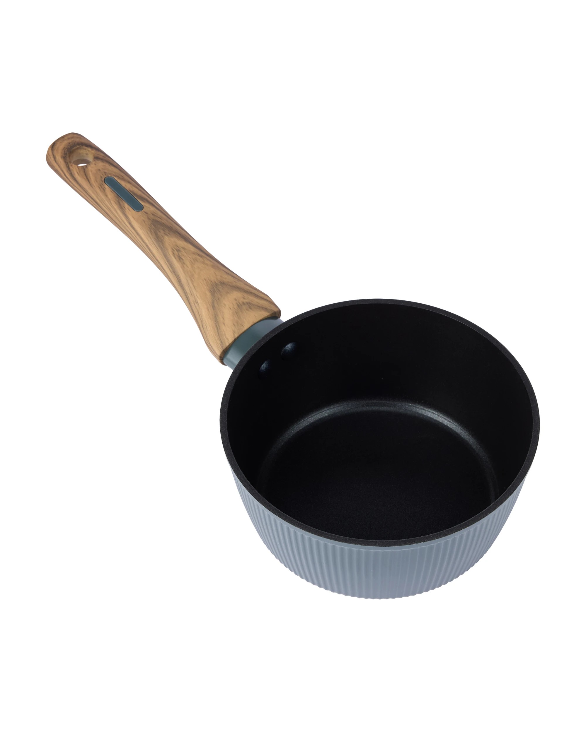 4 16cm Linear Wood Look Saucepan, 4 of 6