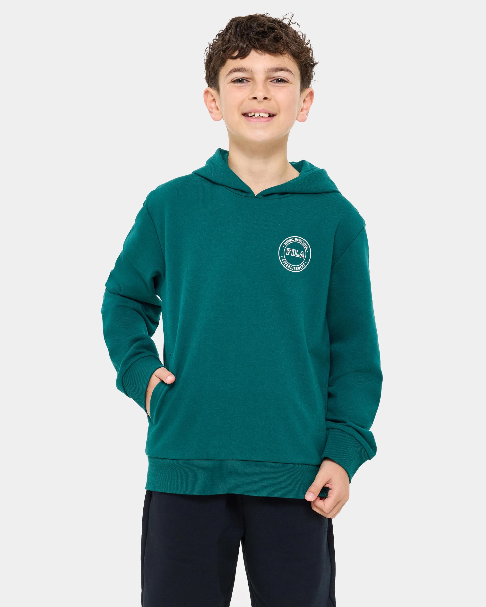 1 Fila Grove Popover Hoodie GREEN, 1 of 7