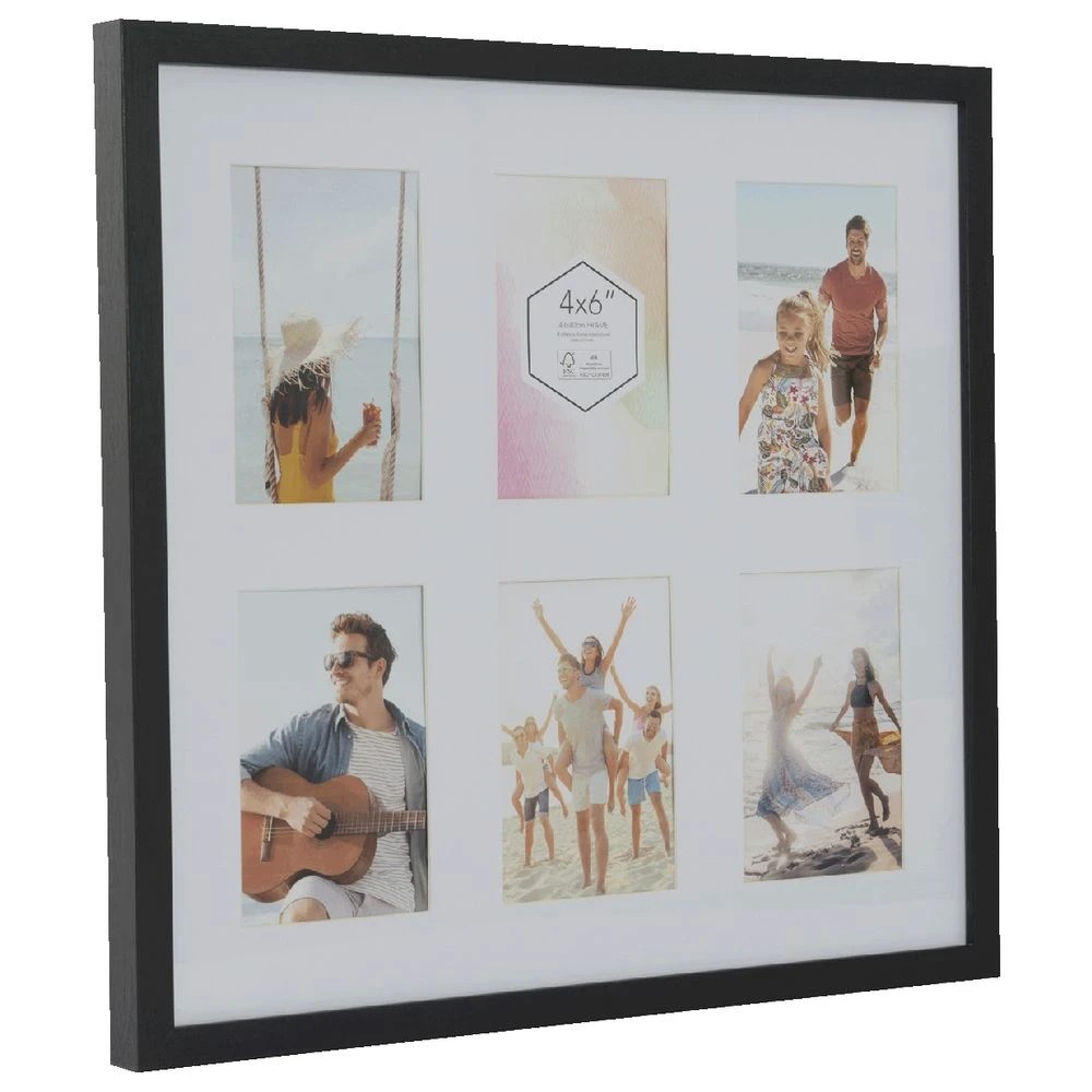 2 Promenade  6x4" Gallery Frame 6 Openings Black, 2 of 4