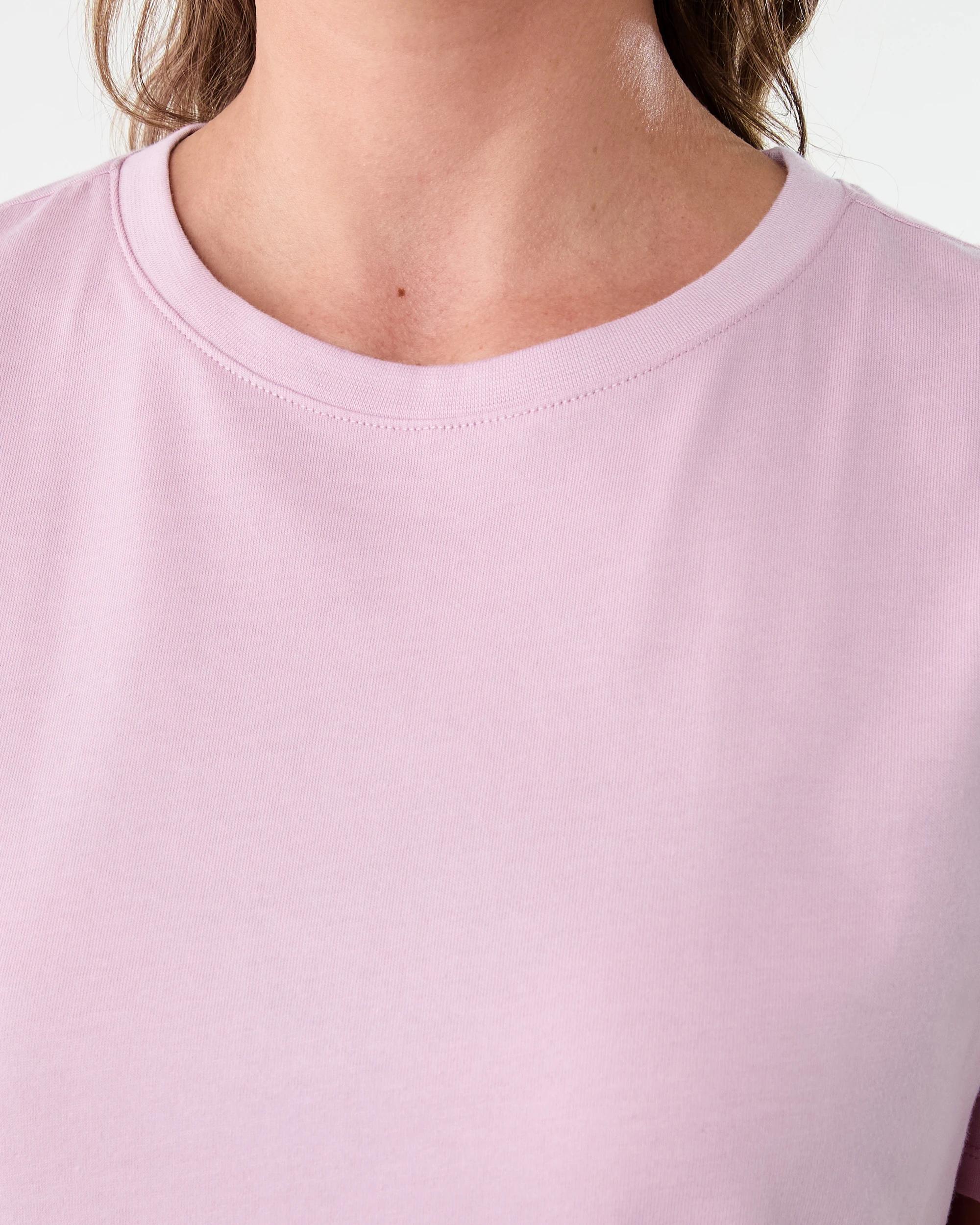 5 Short Sleeve Australian Cotton T-shirt Wrm Lilac, 5 of 6