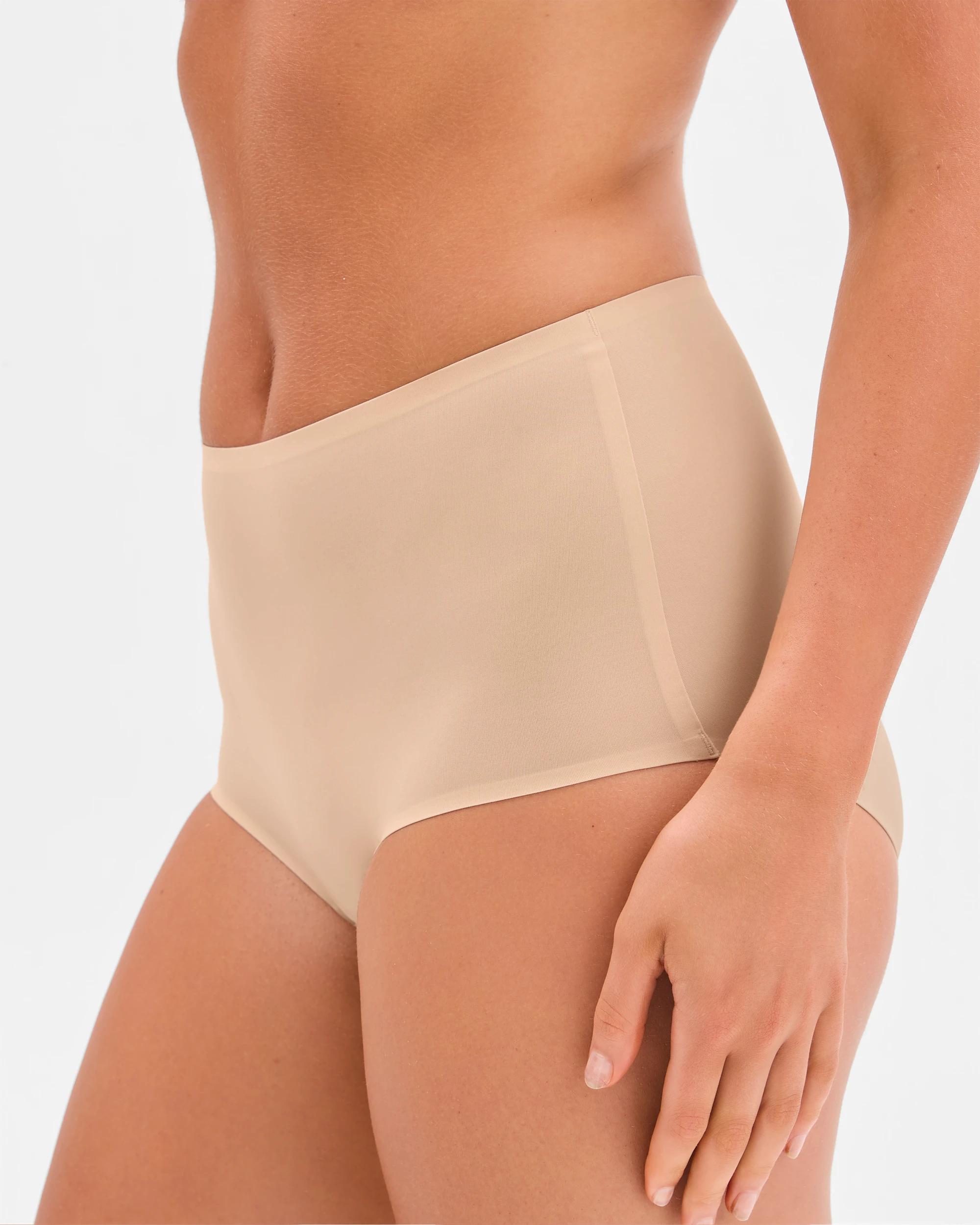 3 Target Woman Smooth Moves 2 Pack Bonded No Show Full Briefs BARE BEAUTY, 3 of 4