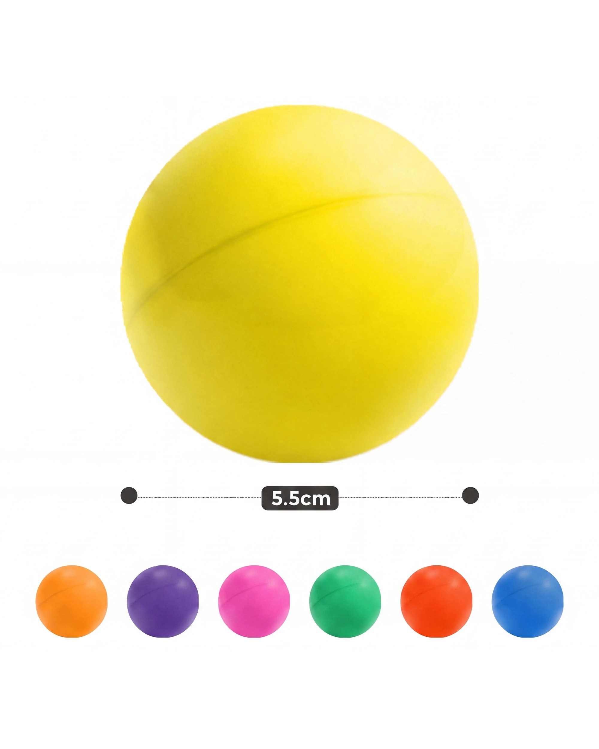 6 PlayPals 300 Pcs 5.5cm Ball Pit Balls Rainbow Colorful Plastic Ocean Balls w/ Storage Bag, 6 of 6