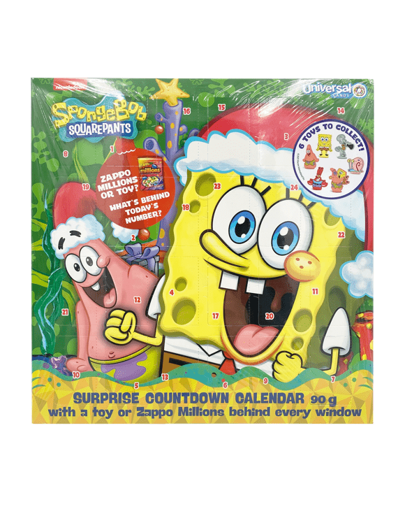 Nickelodeon SpongeBob SquarePants Surprise Countdown Calendar 90g