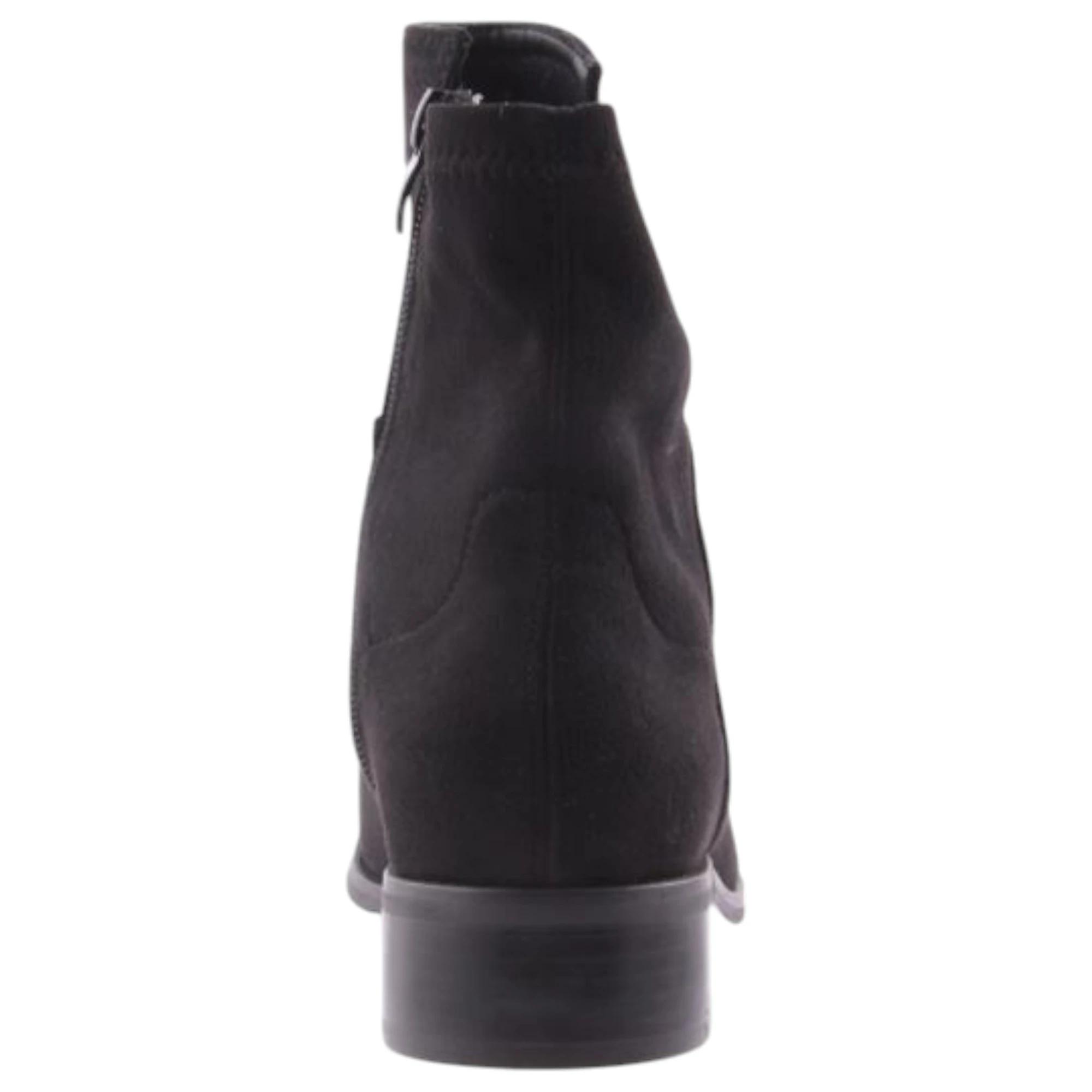 4 Bellissimo Womens Alicia Shoes Dress Winter Comfort Boots BLACK, 4 of 5