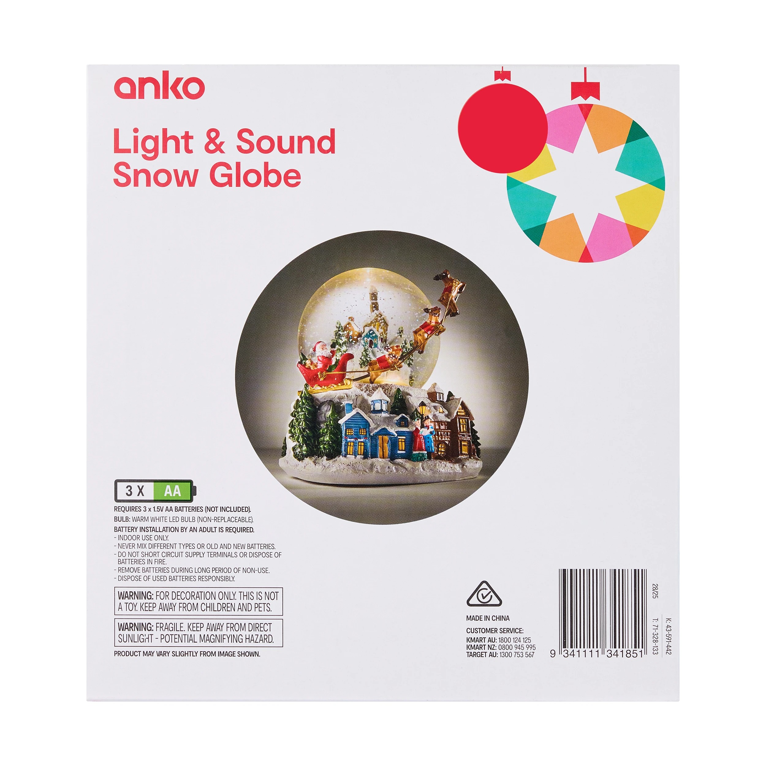 10 Light & Sound Snow Globe, 10 of 10