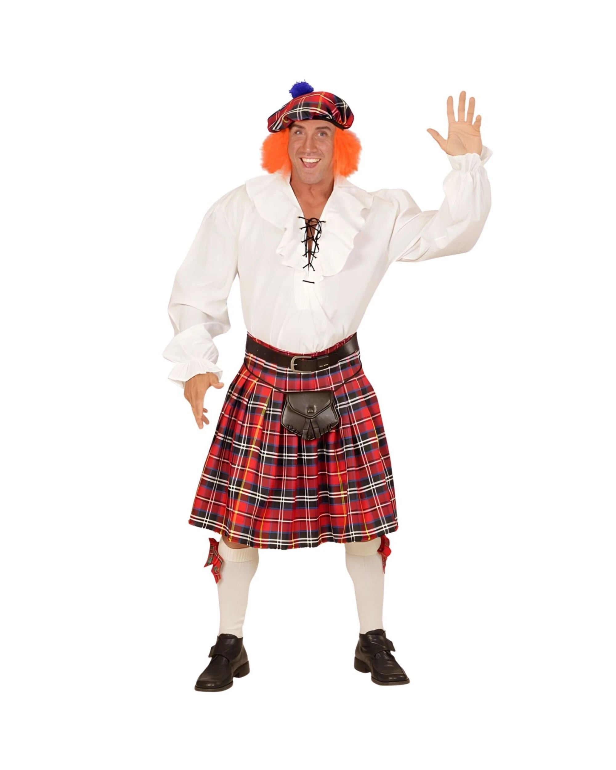 2 Widmann Men's Scotsman Costume Accessory - ONE SIZE - Red, 2 of 4