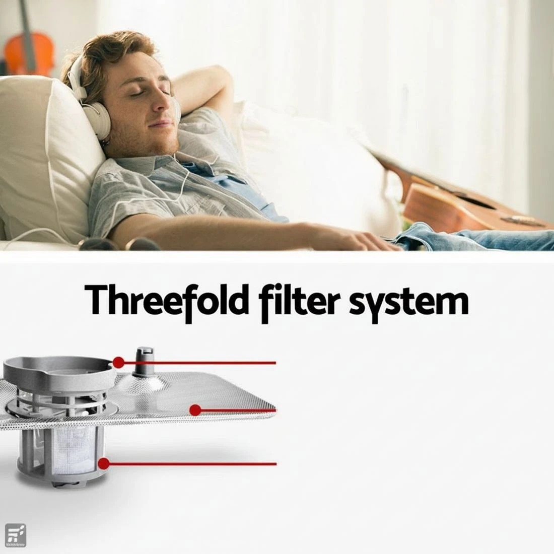 6 Devanti 6 Place Settings Benchtop Dishwasher Countertop Compact Quiet Energy Efficient Quick Wash Easy Install - Silver, 6 of 7