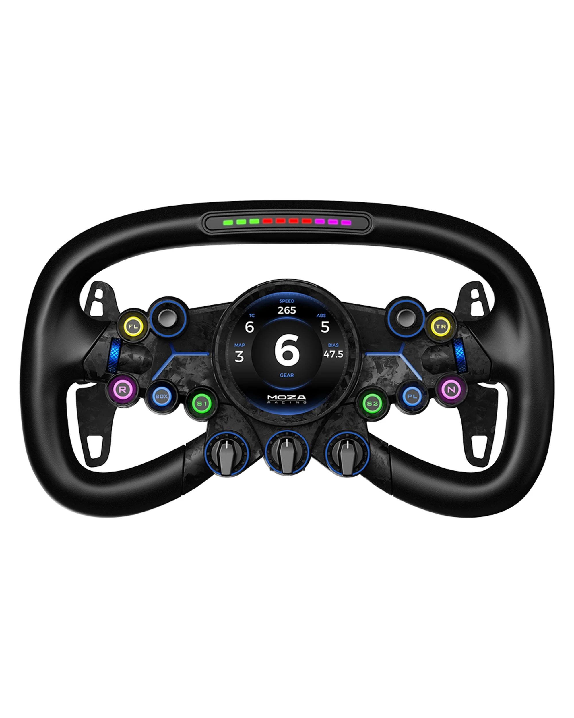 1 Moza Racing Vision GS Racing Wheel - Black, 1 of 5
