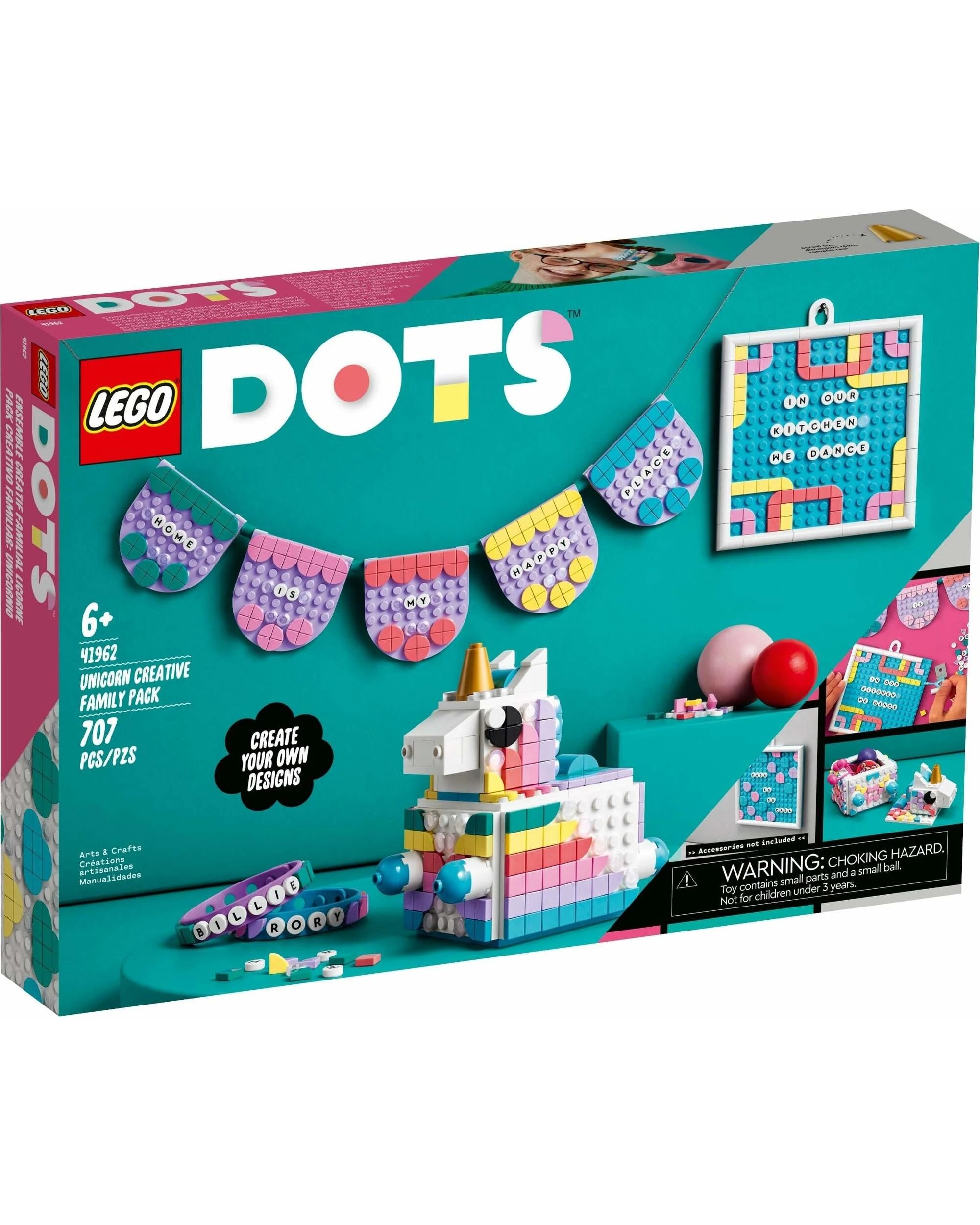 1 LEGO DOTS 41962 Unicorn Creative Family Pack, 1 of 5