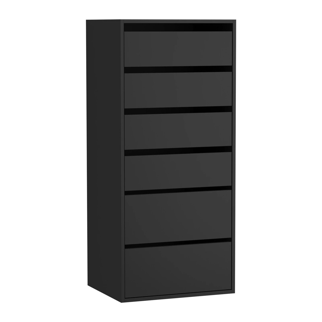 5 Oikiture Wardrobe Shelf Unit 6 Chest Of Drawers Clothes Storage Cabinet
 - Black, 5 of 10