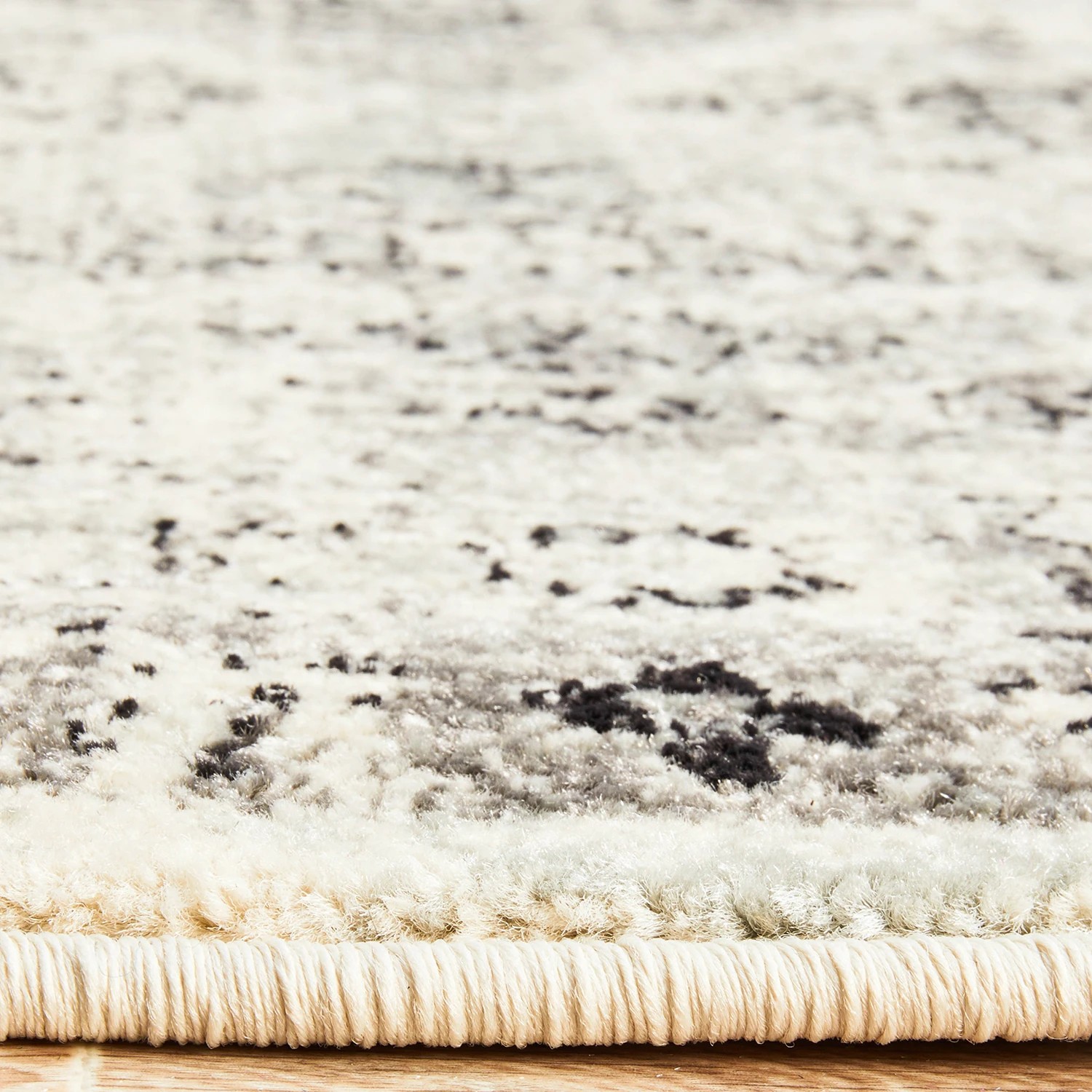 7 Common Ground Rugs Era 999 150x150cm Round - Small Pet Friendly Rug - Grey, 7 of 7