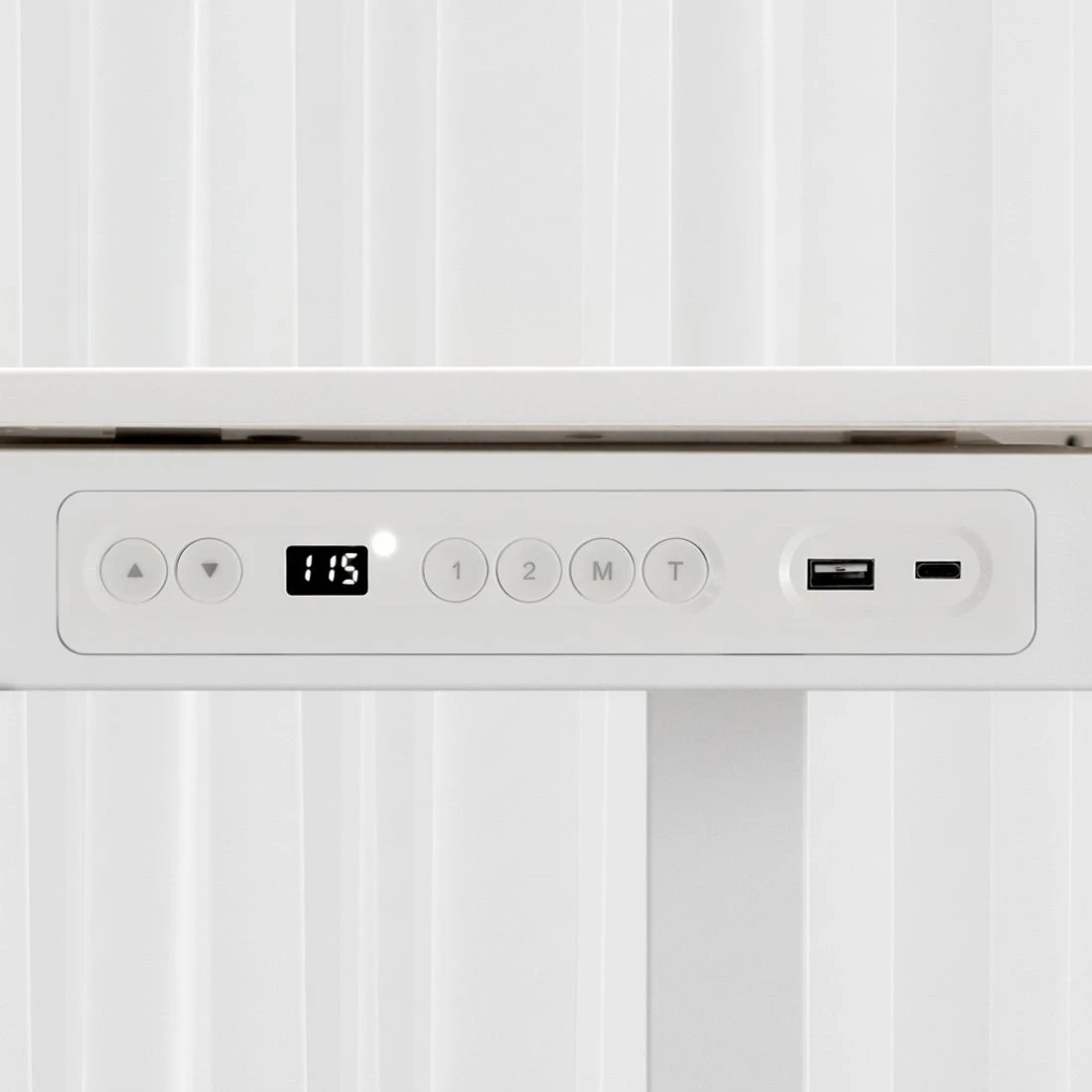 5 Artiss Standing Desk Motorised Electric Desks Drawer 120CM - White, 5 of 6