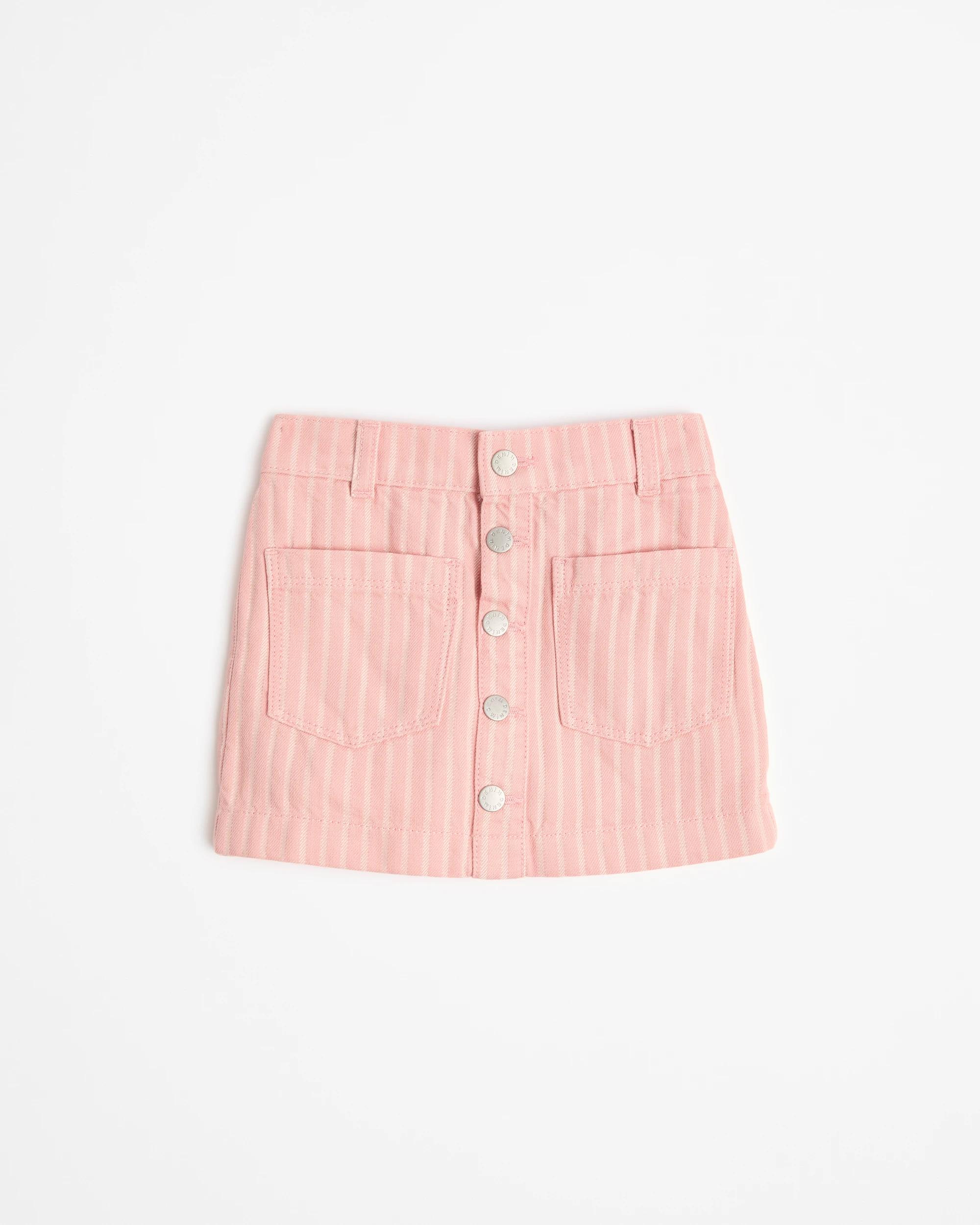 4 Target Striped Denim Skort PINK STRIPE, 4 of 5