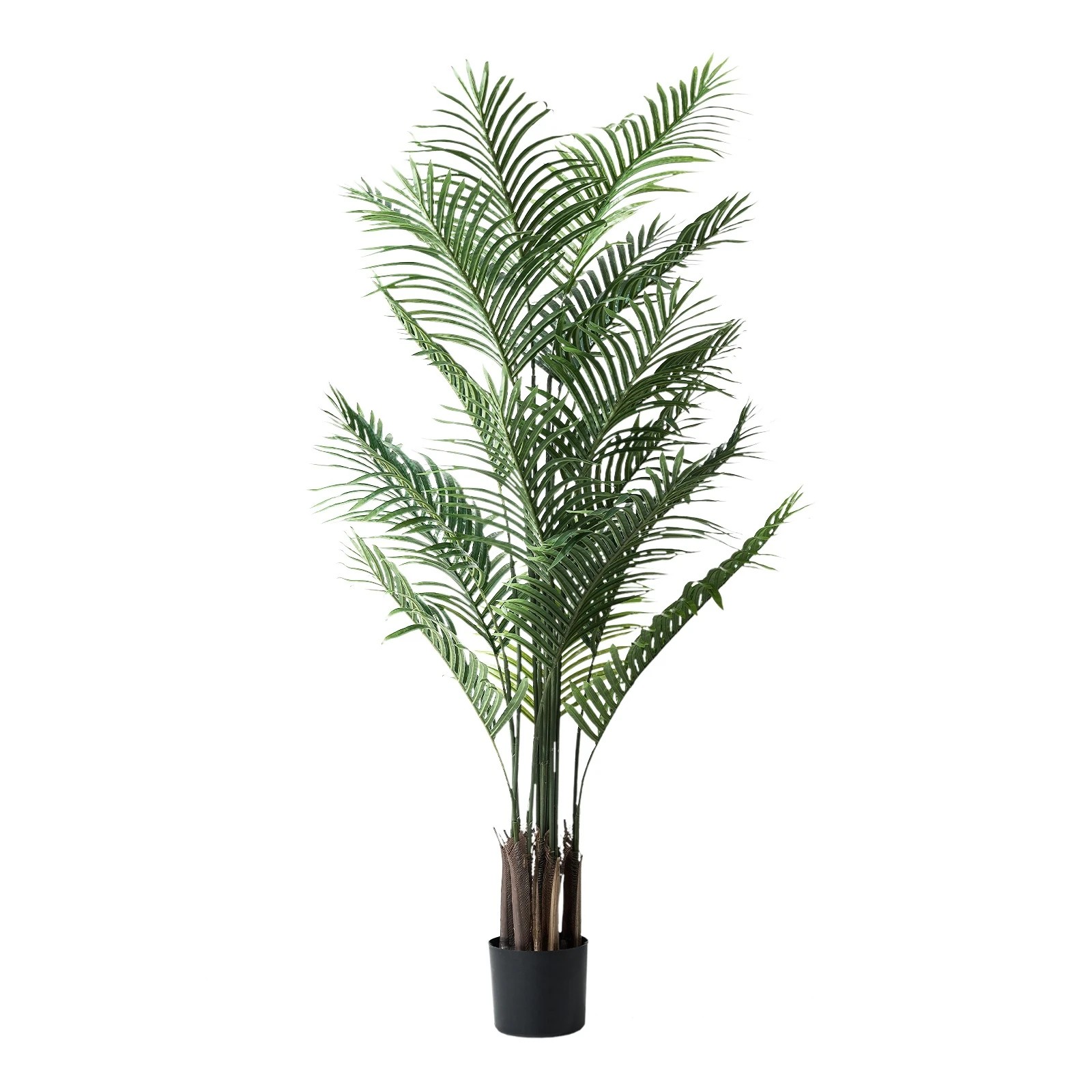 1 Livsip 180cm Artificial Palm Tree Lifelike Faux Potted Plant - Green, 1 of 10