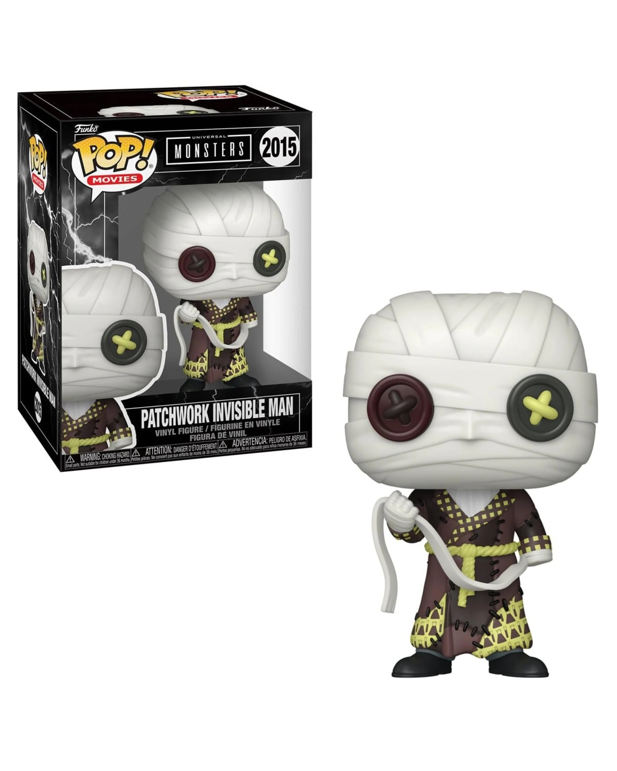 1 Universal Monsters Patchwork Invisible Man Funko POP! Vinyl, 1 of 3