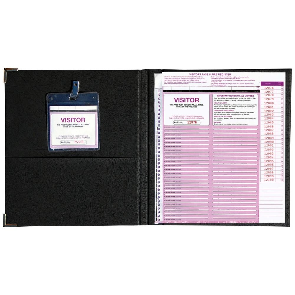 1 Zions Corporate Visitor Register Kit 25 Pack, 1 of 1