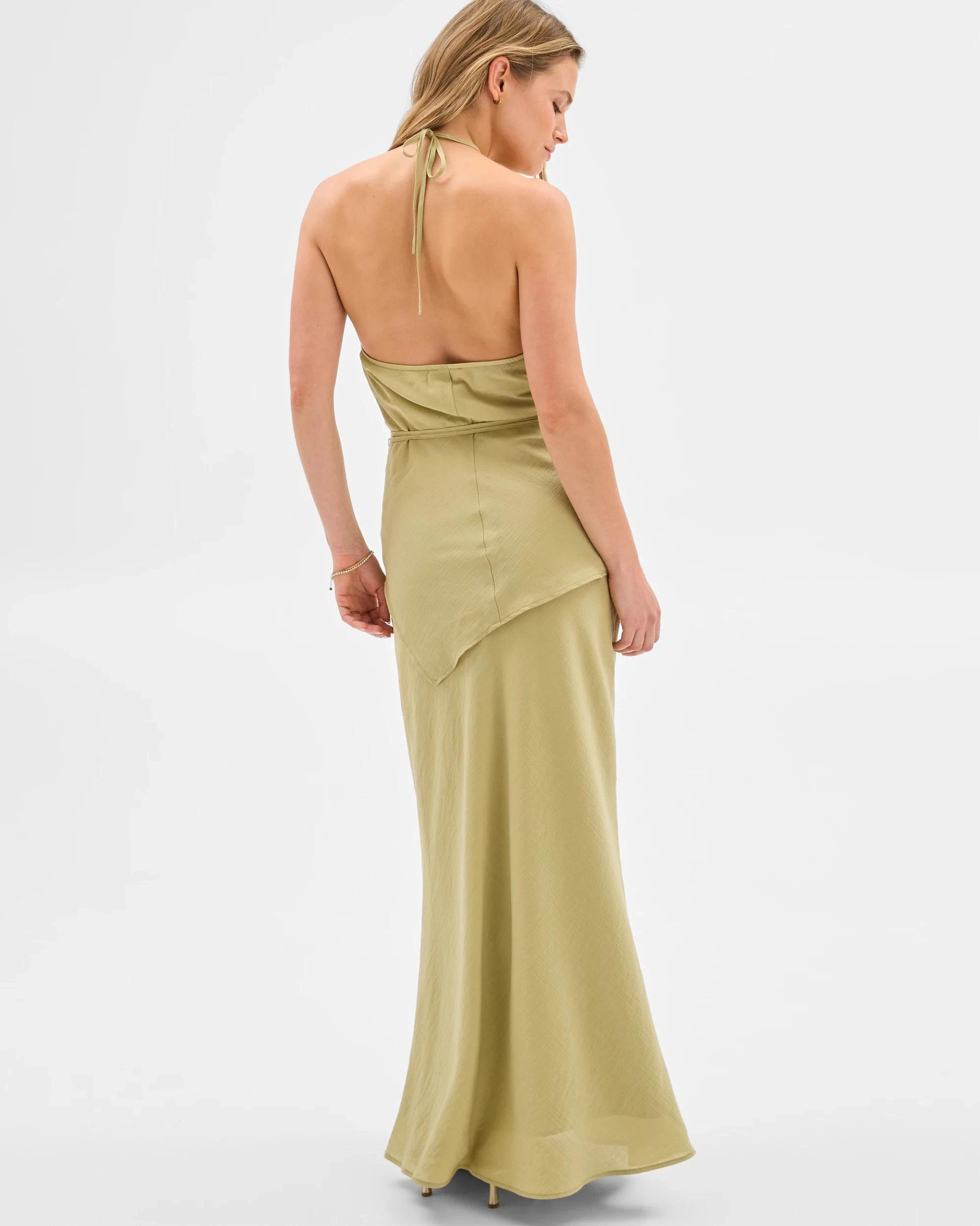 6 Fit and Flare Midi Skirt - Lily Loves CHARTREUSE, 6 of 6