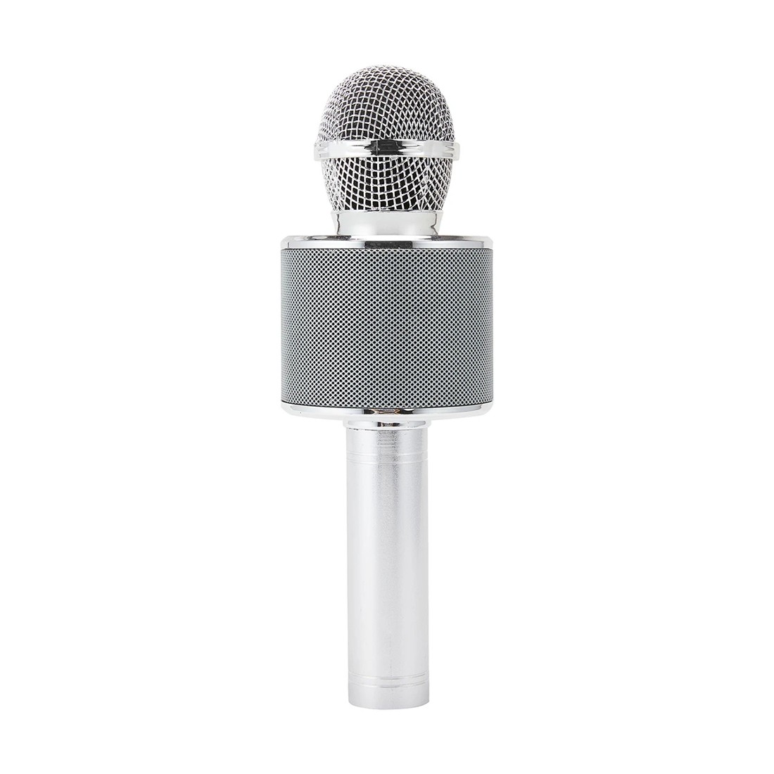 3 Bluetooth Karaoke Microphone with Speaker - Silver, 3 of 9