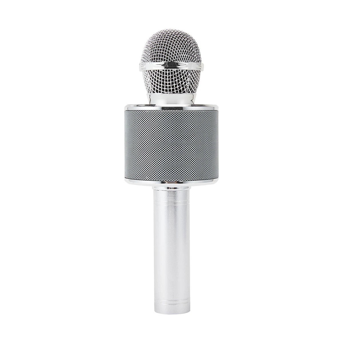 3 Bluetooth Karaoke Microphone with Speaker - Silver, 3 of 9