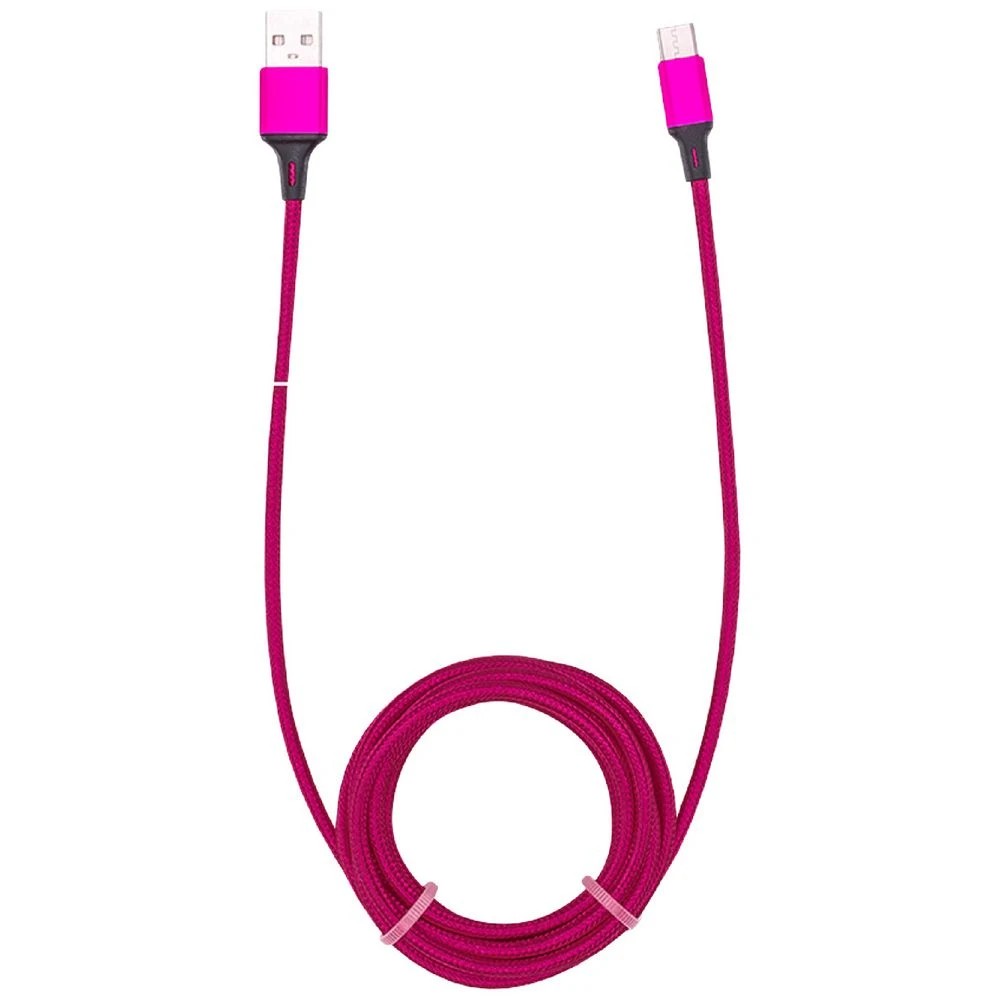 1 Otto 2m USB-C to USB-A Cable Euphoric Pink, 1 of 4