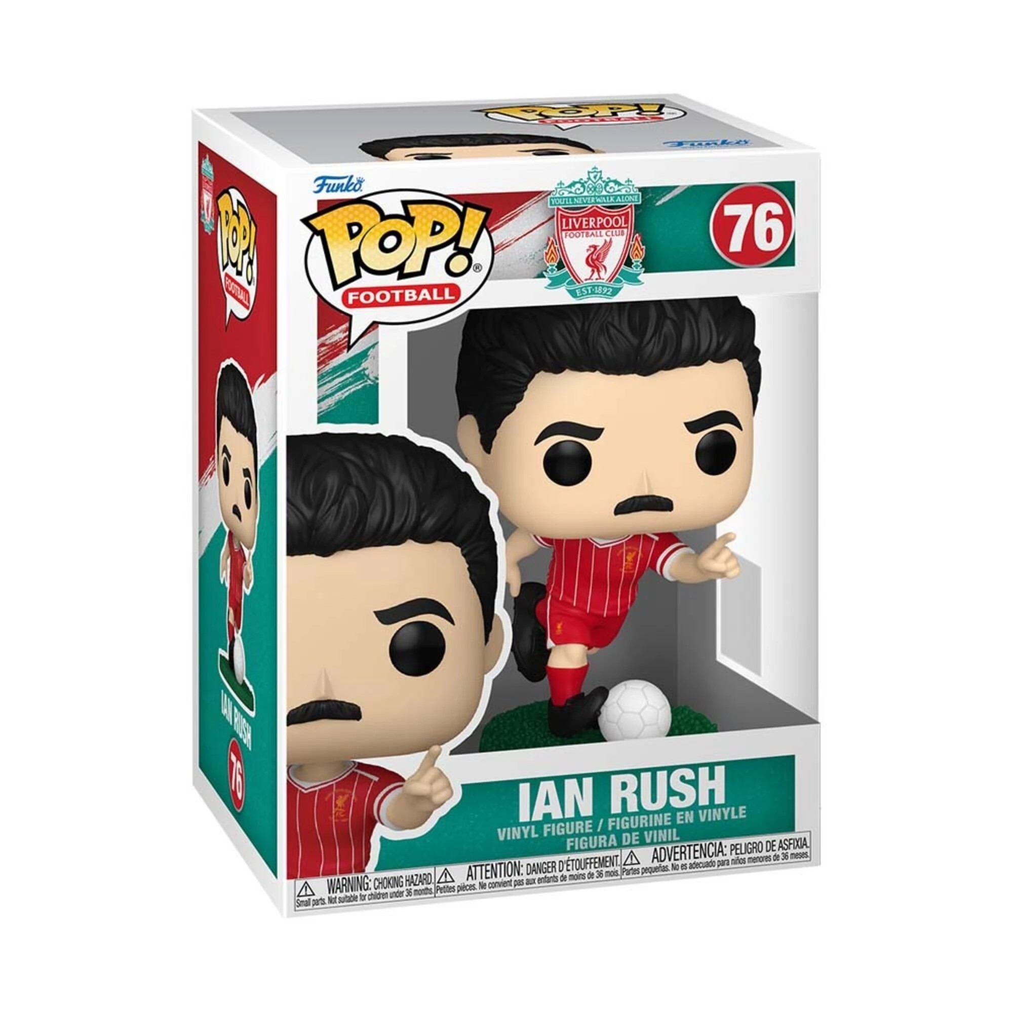 2 Football - Liverpool - Ian Rush Pop! Vinyl Figure, 2 of 2