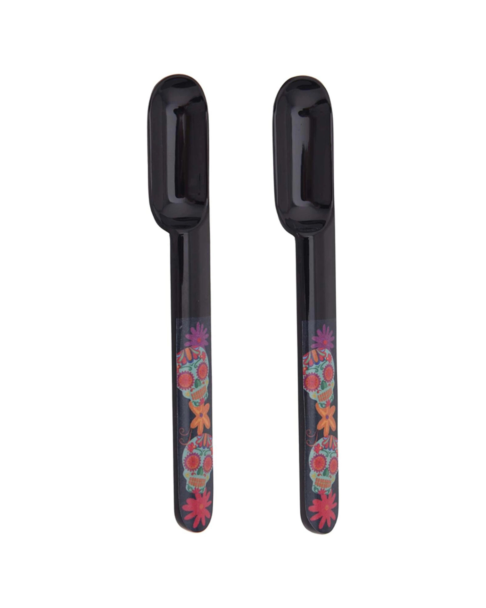 1 Prepara 2pc Melamine Day Of The Dead Taco Spoon Kitchen Utensil Set - Pattern, 1 of 1