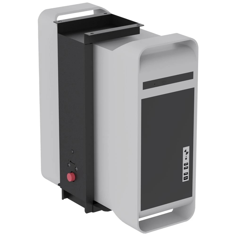 3 Strike Under Desk PC Holder Office Furnishing Accessories Parts, 3 of 9