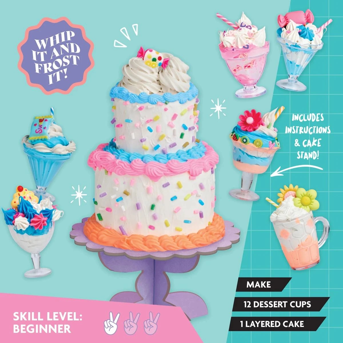 9 Oh My Craft! Mini Desserts Whipped Clay Kit, 9 of 9