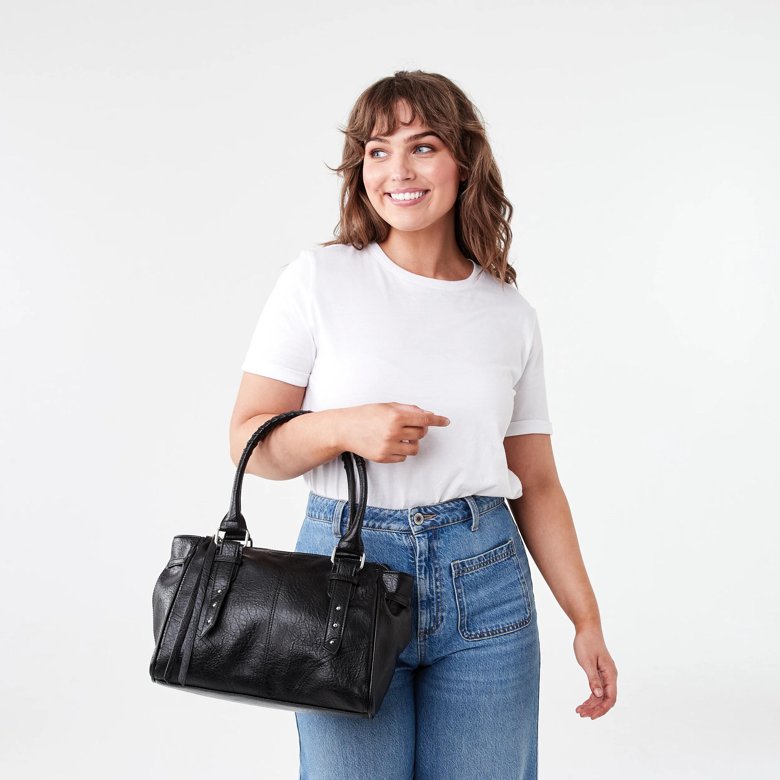 5 Vintage Tote Bag BLACK, 5 of 5