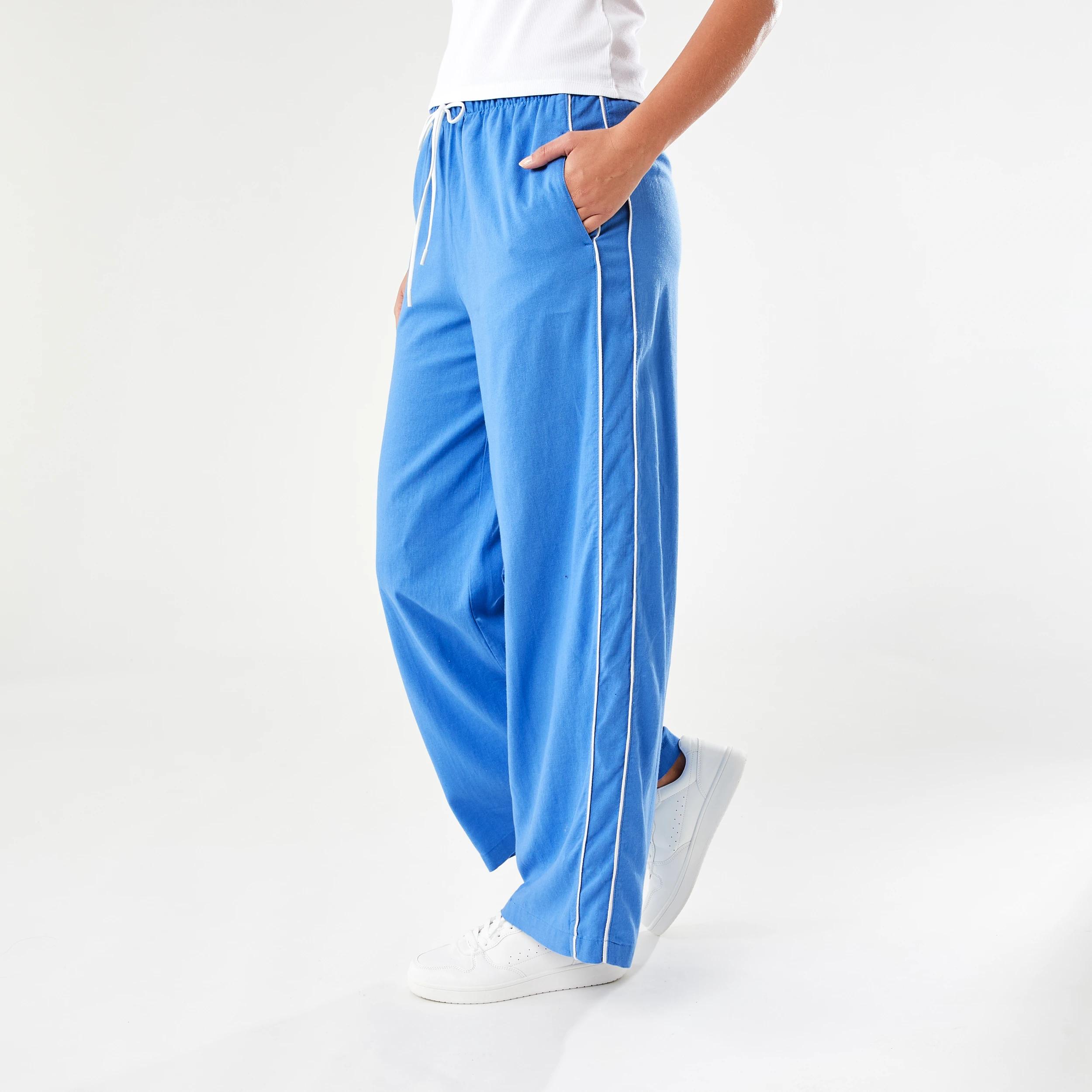 2 Wide Side Stripe Pants BLUE MARINE, 2 of 6