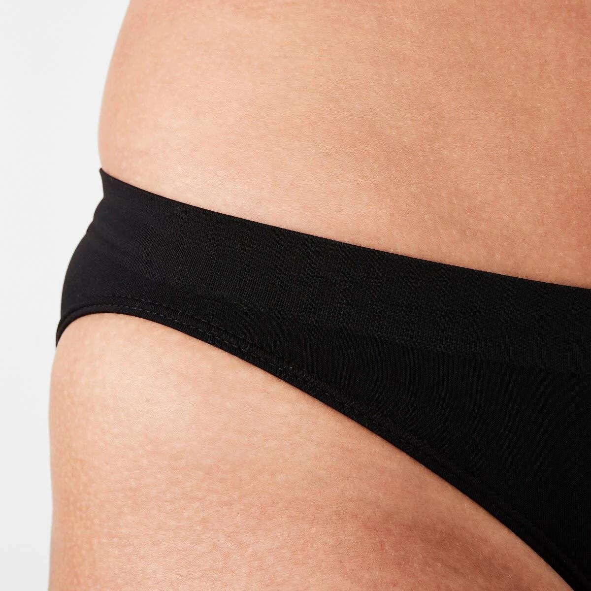 4 Ultra Smooth Seamfree Bikini Briefs BLACK, 4 of 4