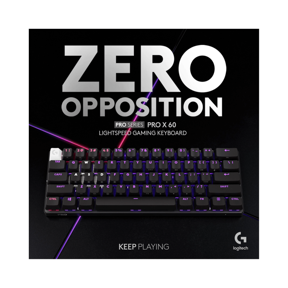 5 Logitech G Pro X 60 LIGHTSPEED Gaming Keyboard - Black, 5 of 6