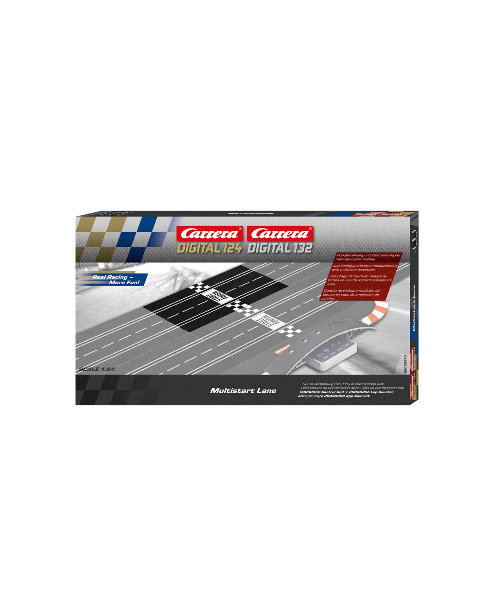 3 CARRERA Multistart Lane Lap Counter Race Track Accessory Digital 124 132 - Black, 3 of 3
