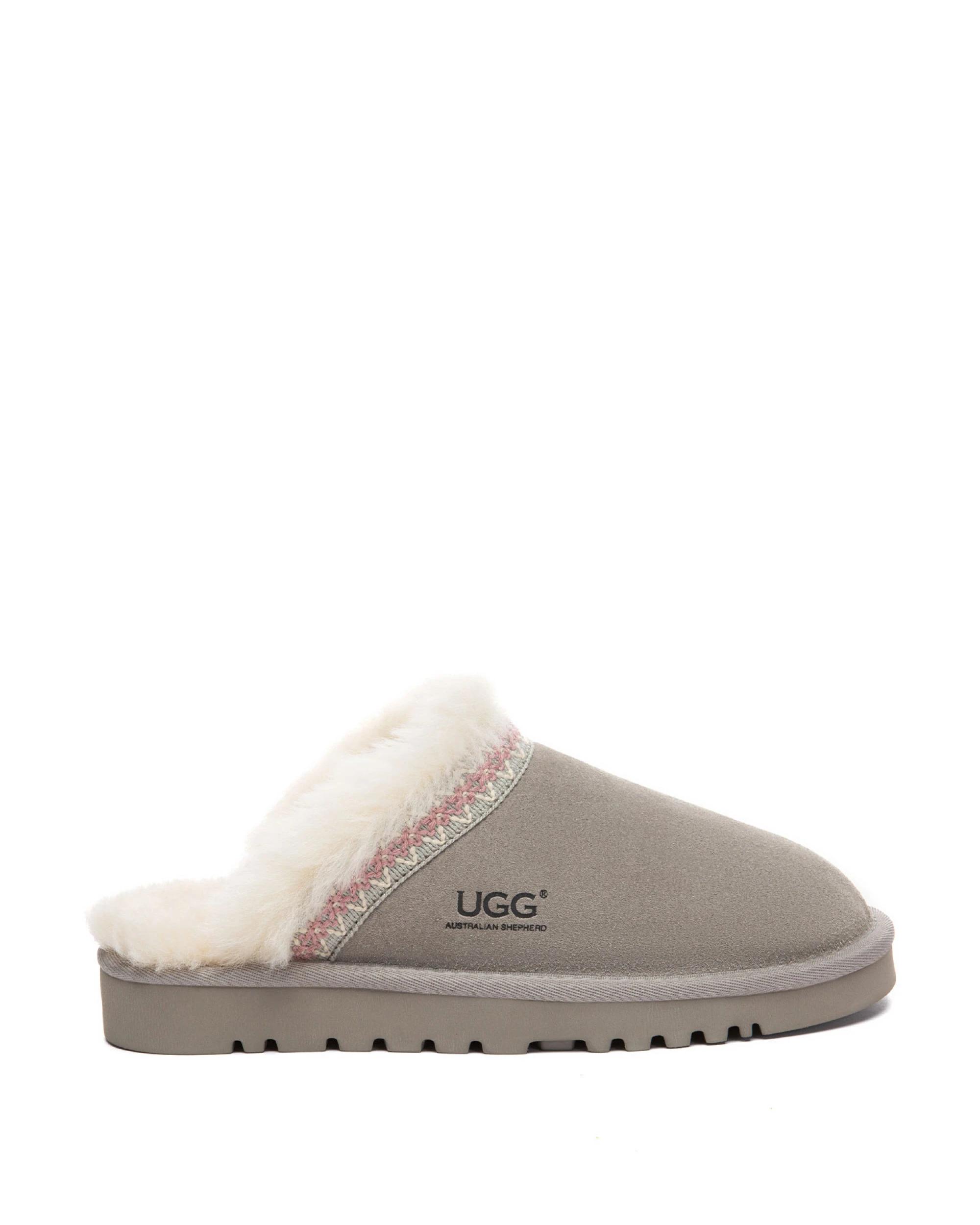 1 Australian Shepherd UGG Liora Scuff Slippers PEBBLE GREY, 1 of 5